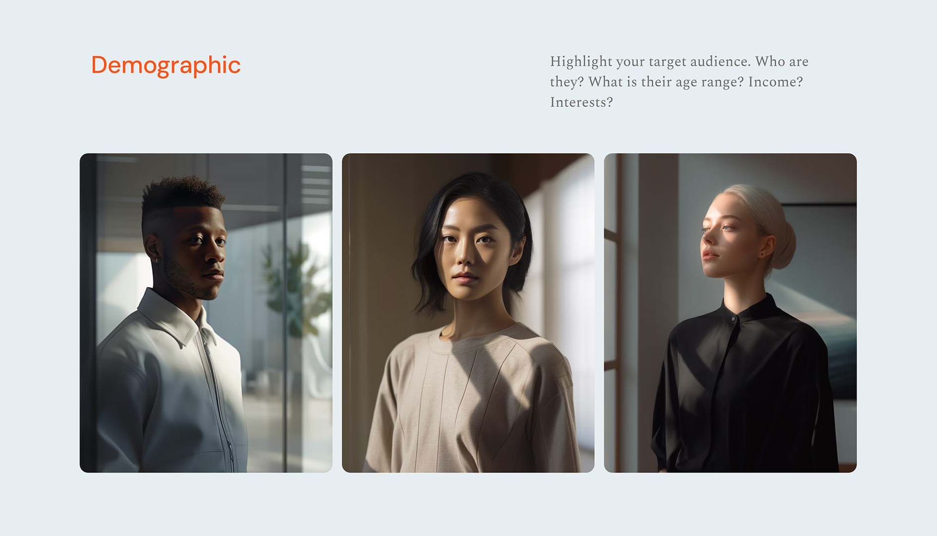 Social Media Plan - Demographic