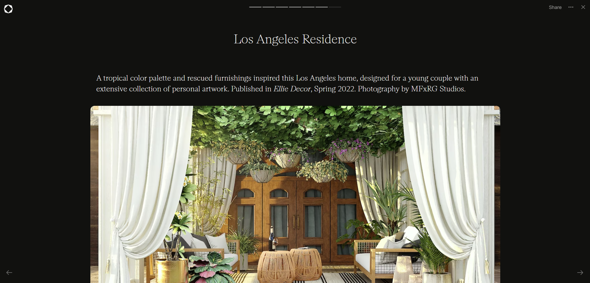 Interior Design Portfolio - Project Detail