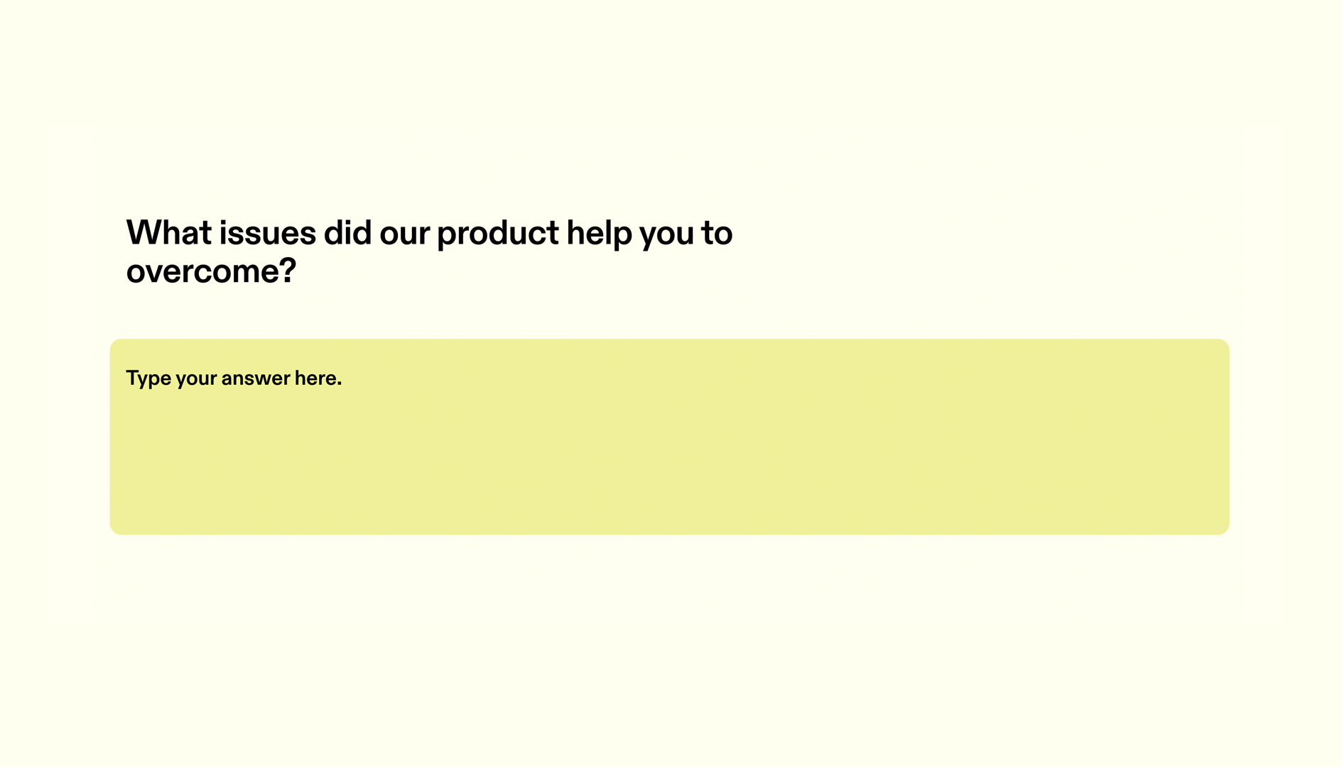 Testimonial - Issues