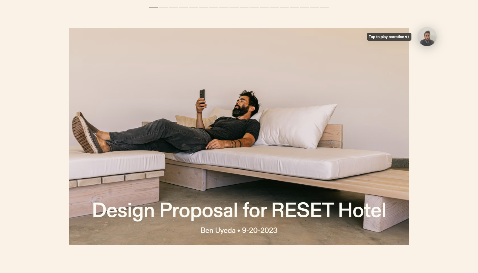 Design Proposal - Ben Uyeda