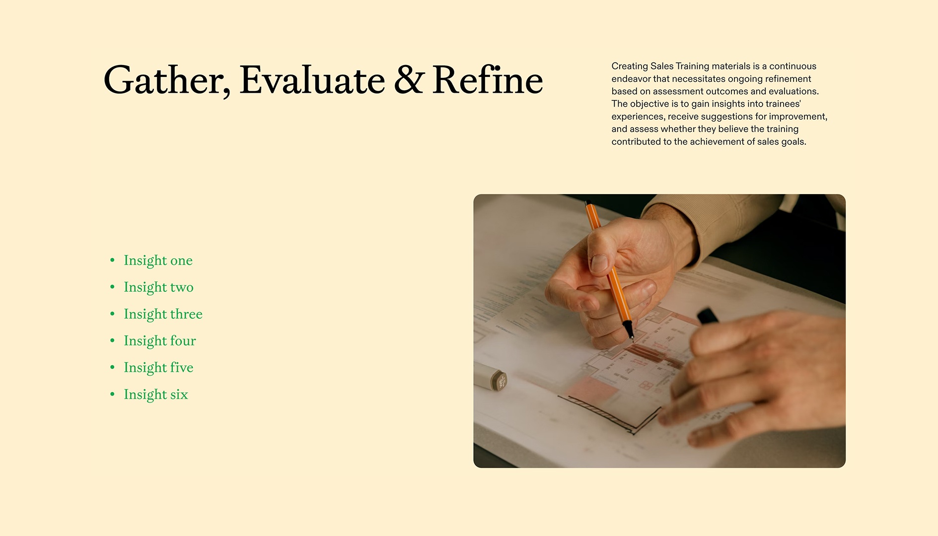 Sales Training - Refine