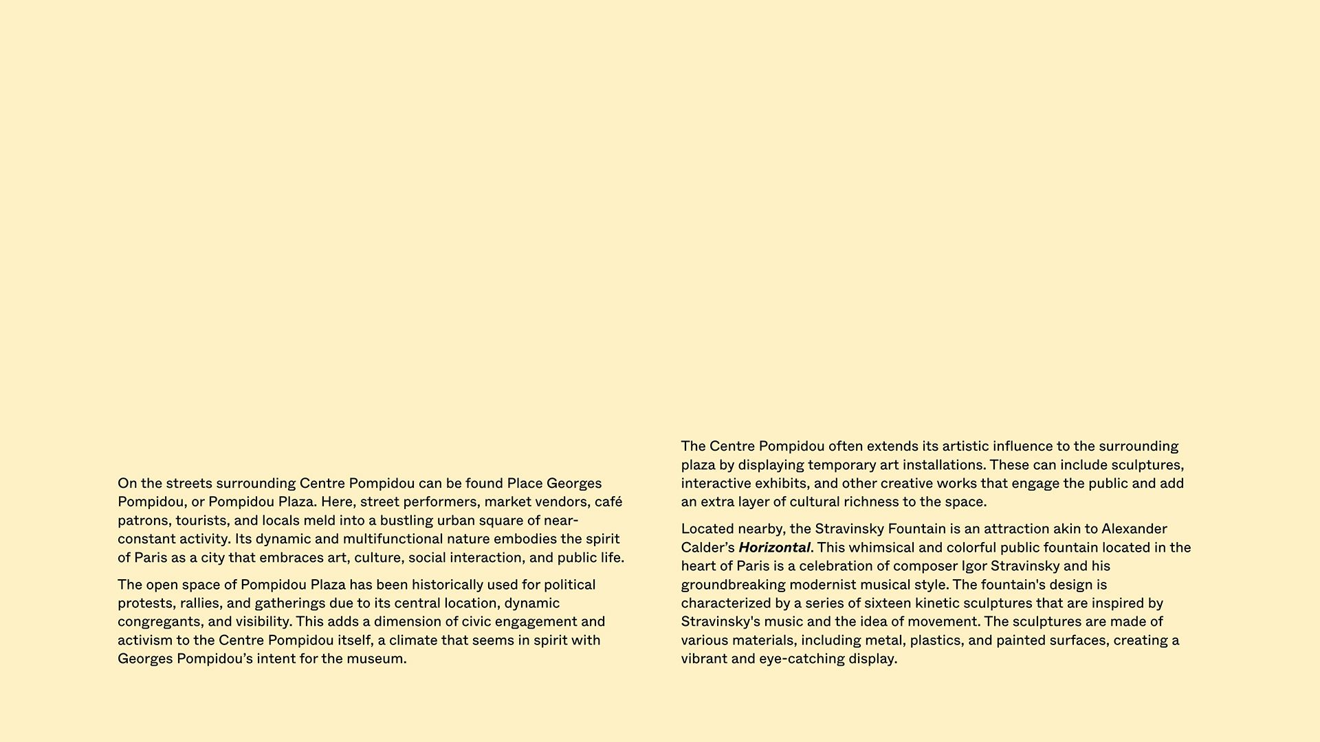 Modern Aesthetic Template - Body Text Only