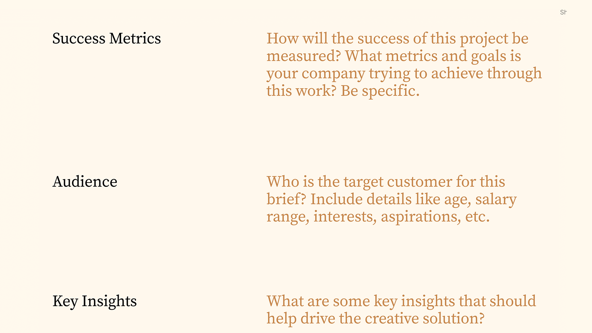 Creative Brief - Scroll 01