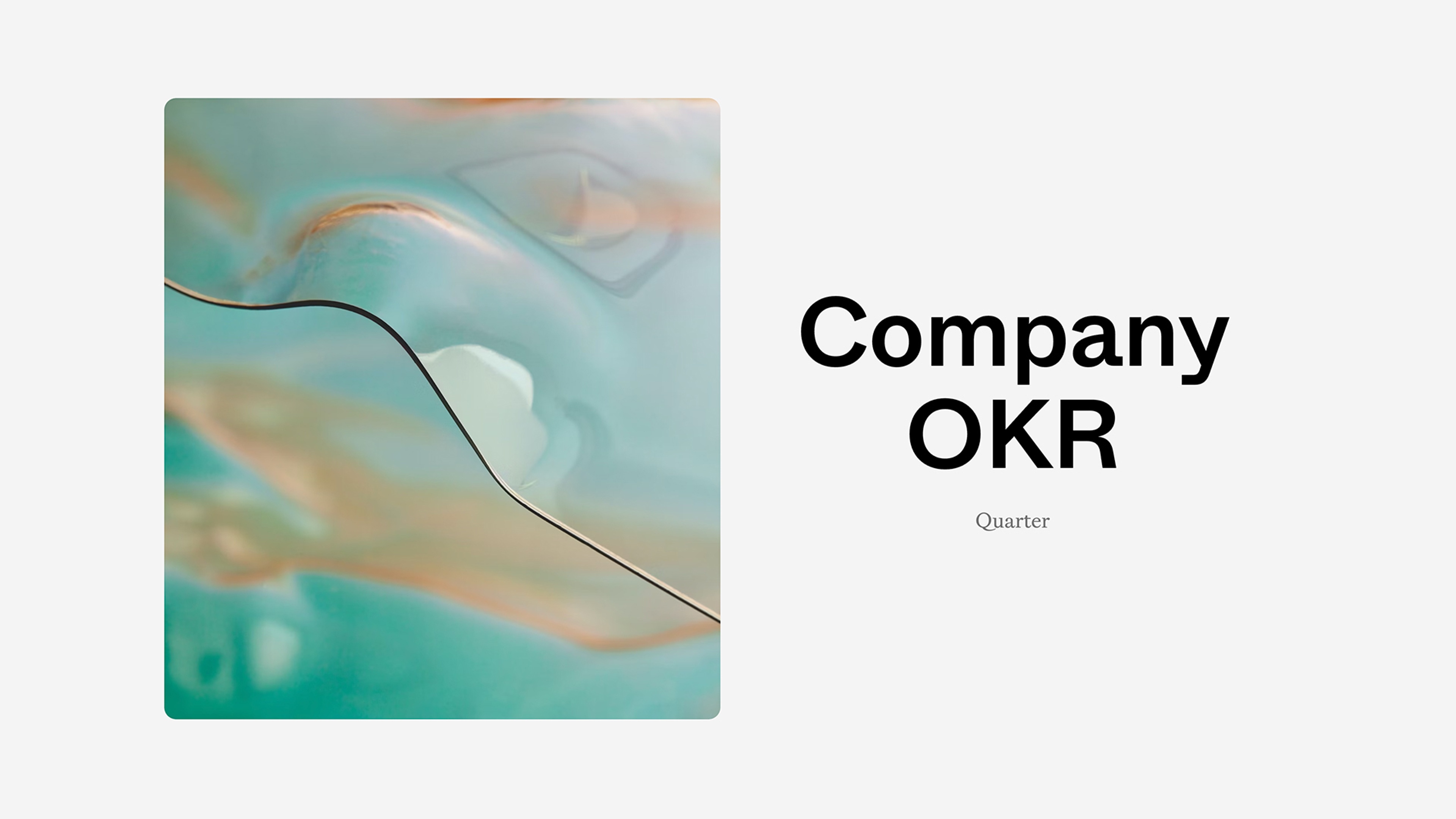 Company OKR - Cover