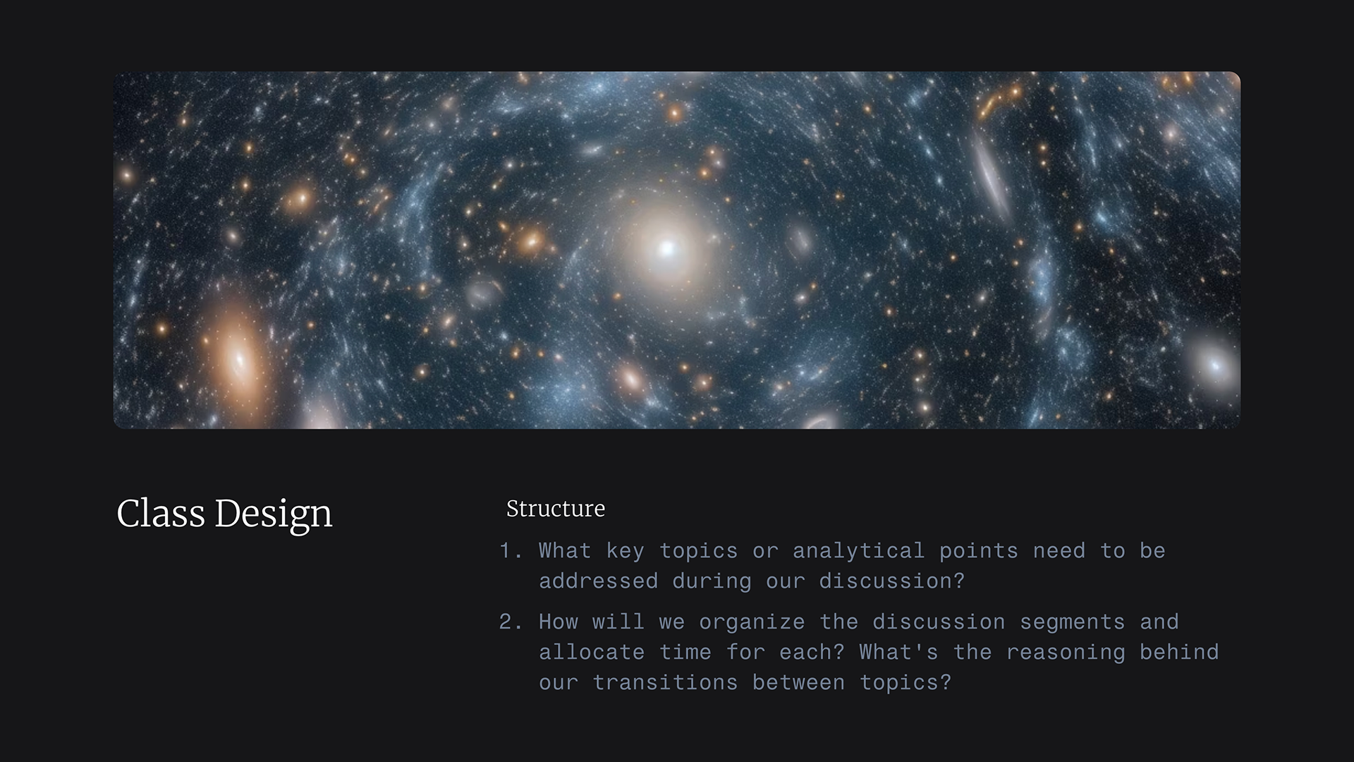 Lesson Plan Template - Class Design