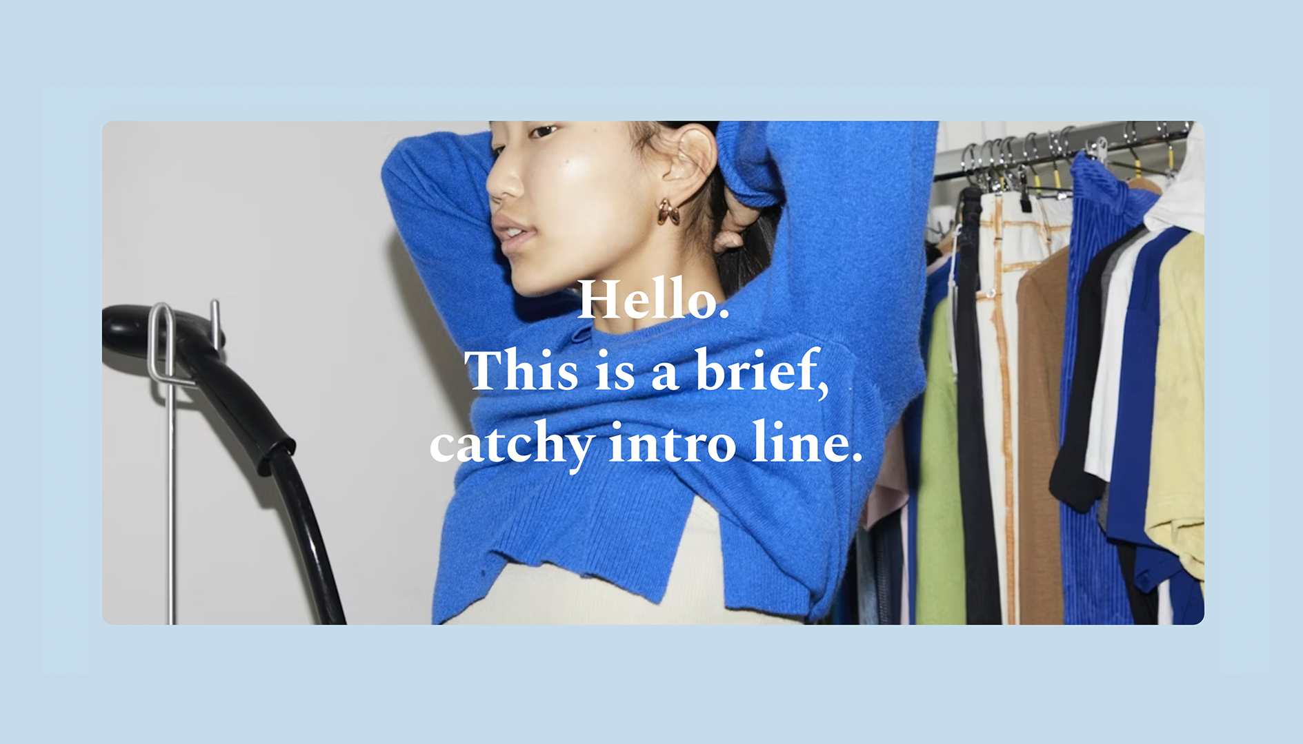 One Page Elevator Pitch Template - Intro