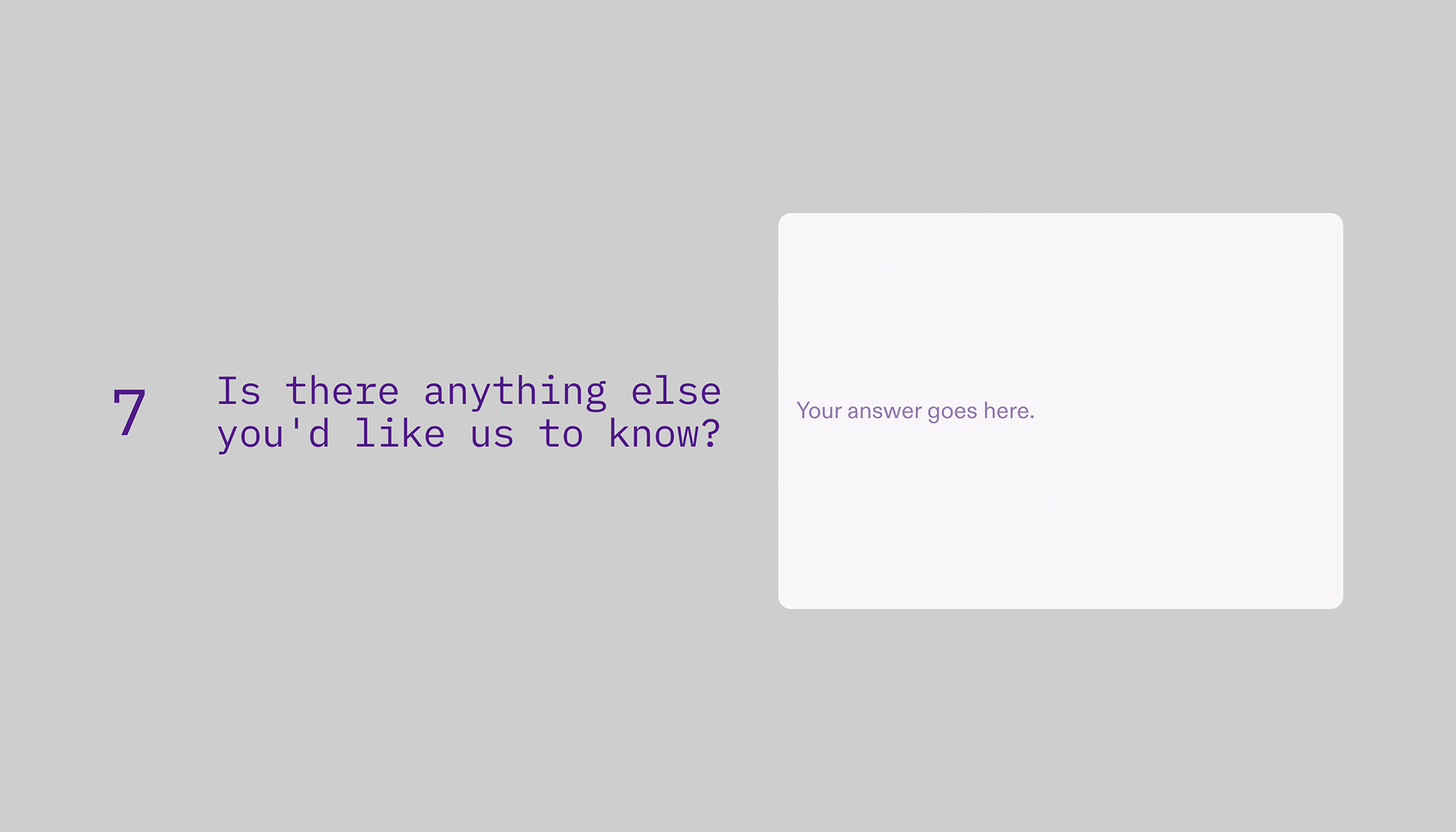 Customer Feedback Review - Additional Info