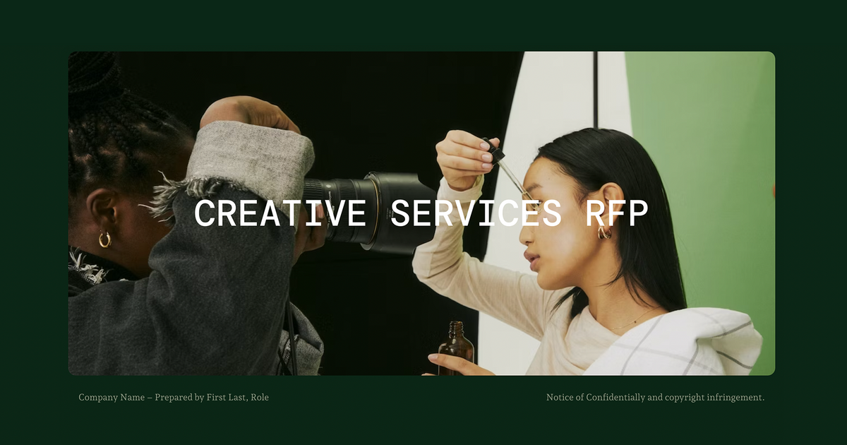 AI Powered Creative RFP Template Tome AI Powered Creative RFP Template Tome