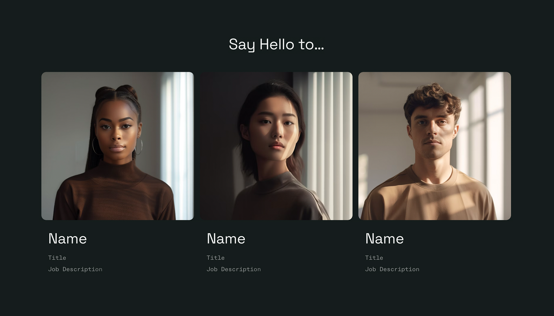 Weekly Company Update Template - Team Members