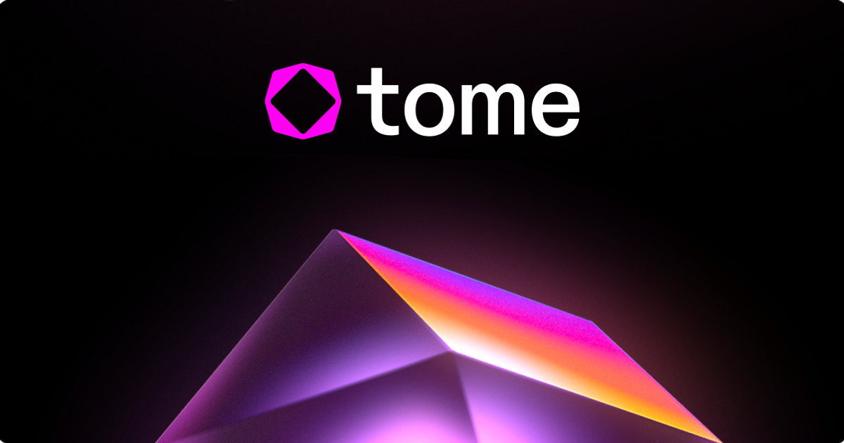 Tome - AI-powered storytelling