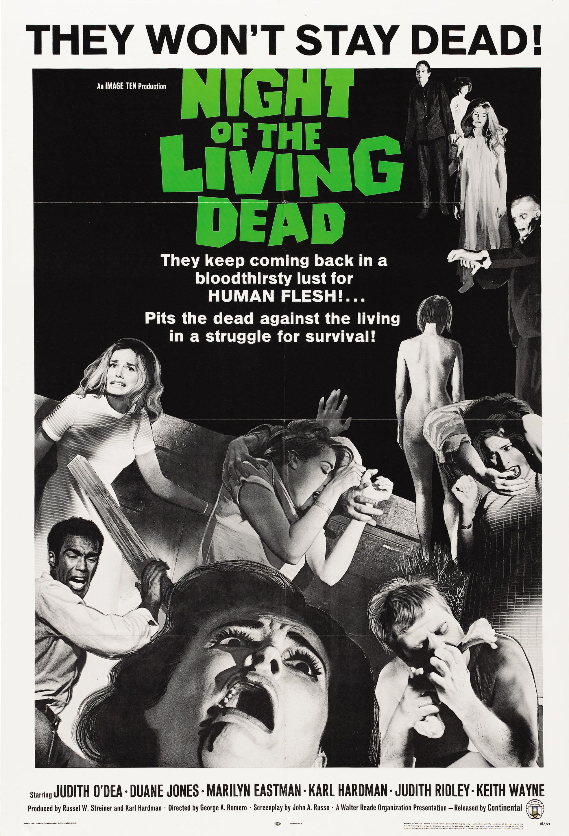 Affiche du film La Nuit des morts-vivants