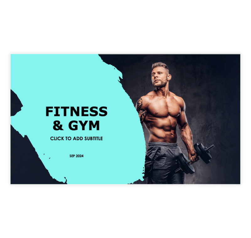Fitness and Gym Presentation Template