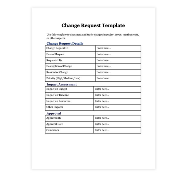 Free Project Management Templates