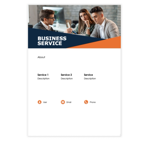 Download Now Business Services Flyer Template