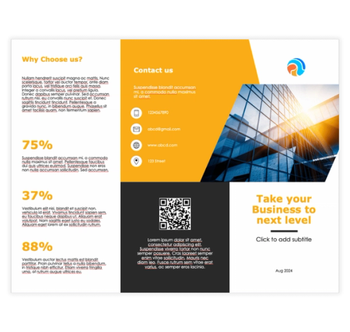 Download Now Business Services Brochure Template