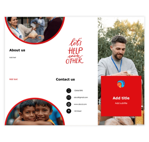 Download Now Nonprofit Organization Brochure Template