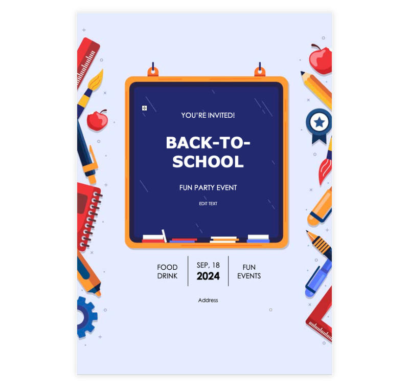 School Flyer Template