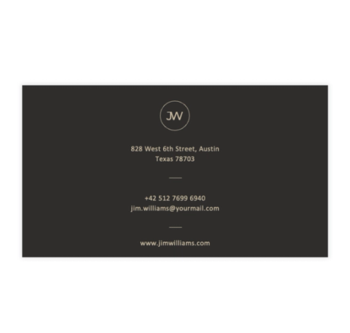 Download Now Black and Gold Aesthetic Business Card Template