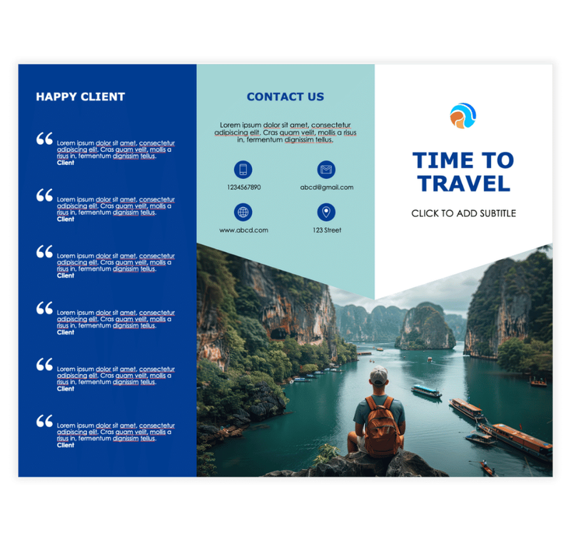 Travel and Tourism Brochure Template