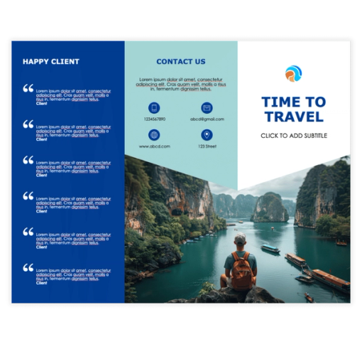 Download Now Travel and Tourism Brochure Template