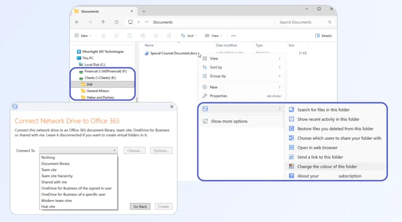 Moonlight File Explorer Integration Options