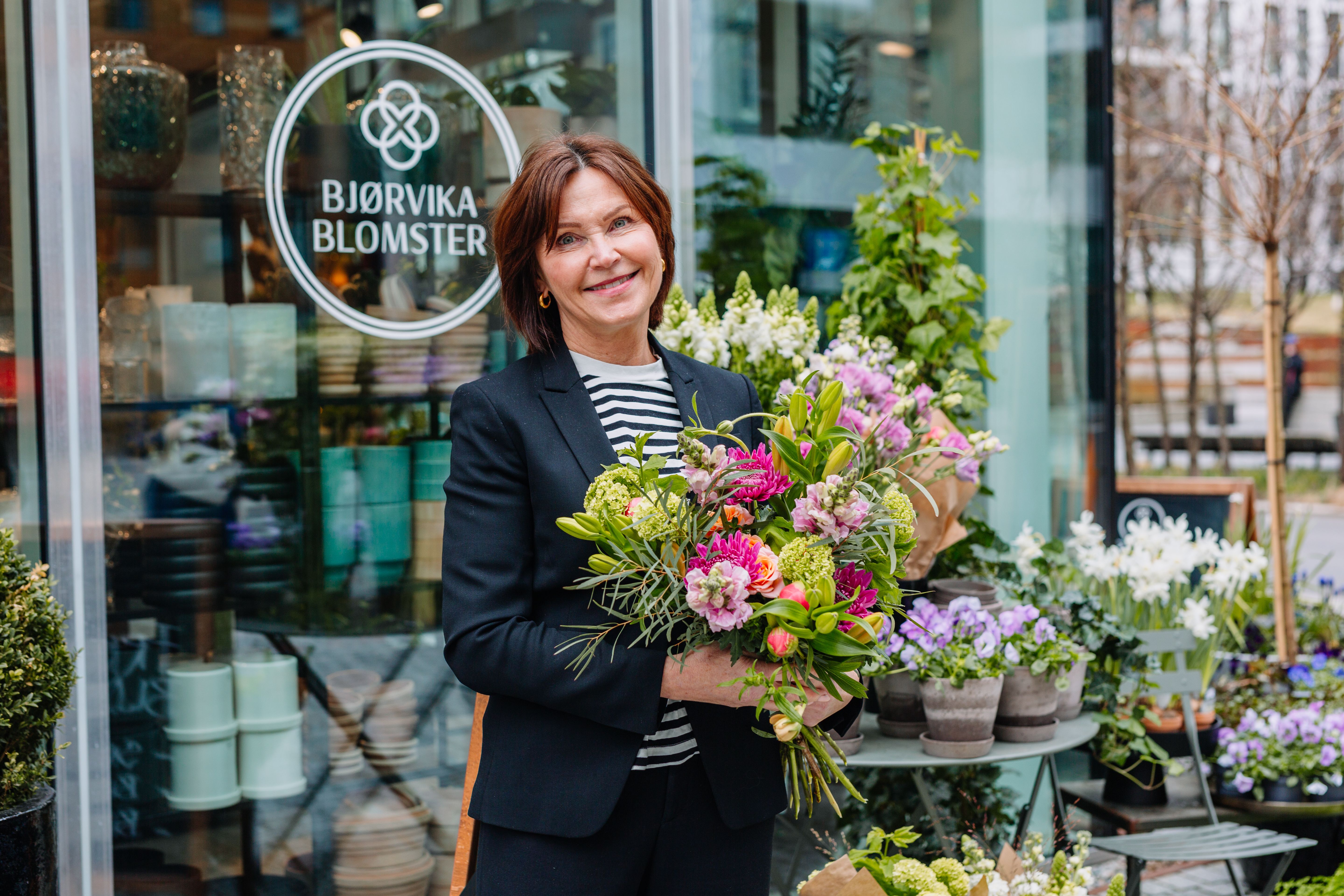 Sesongens blomster med Bjørvika Blomster