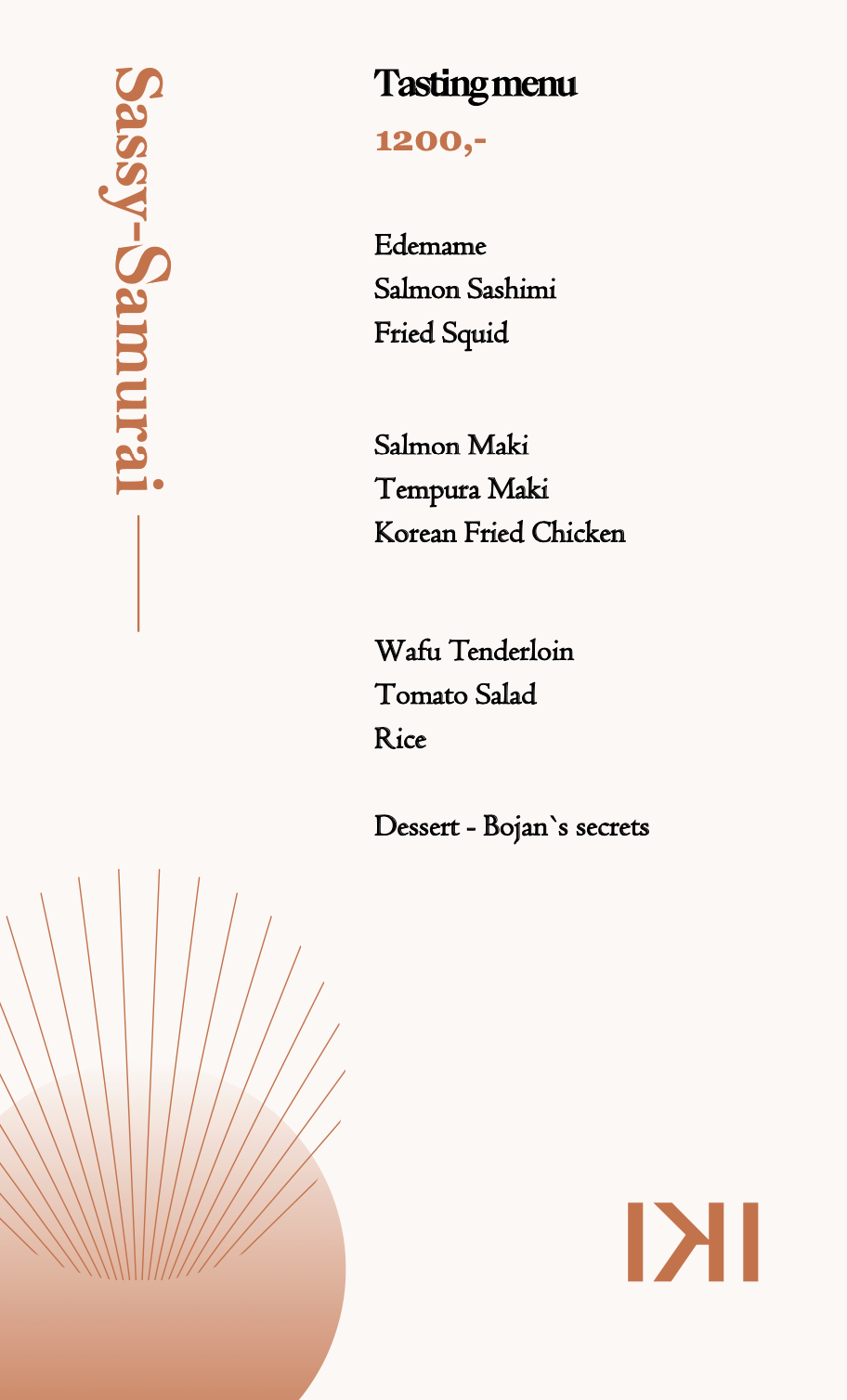 Tastingmeny hos IKI