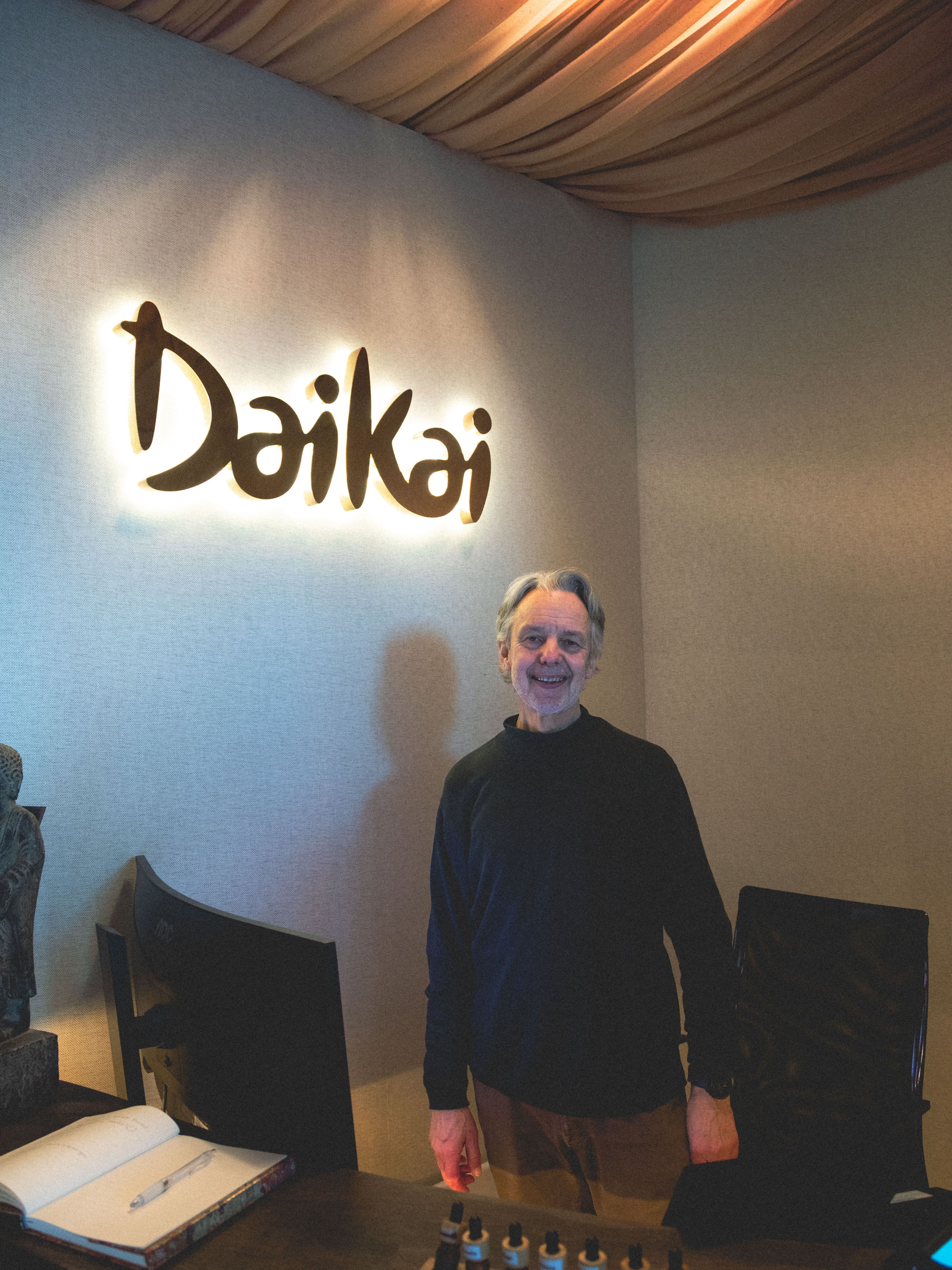 Folk i bukta: Finn hos DaiKai