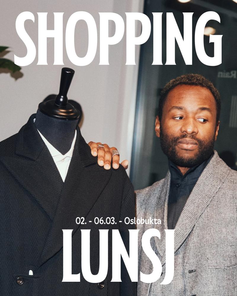 Shoppinglunsj i Bukta!