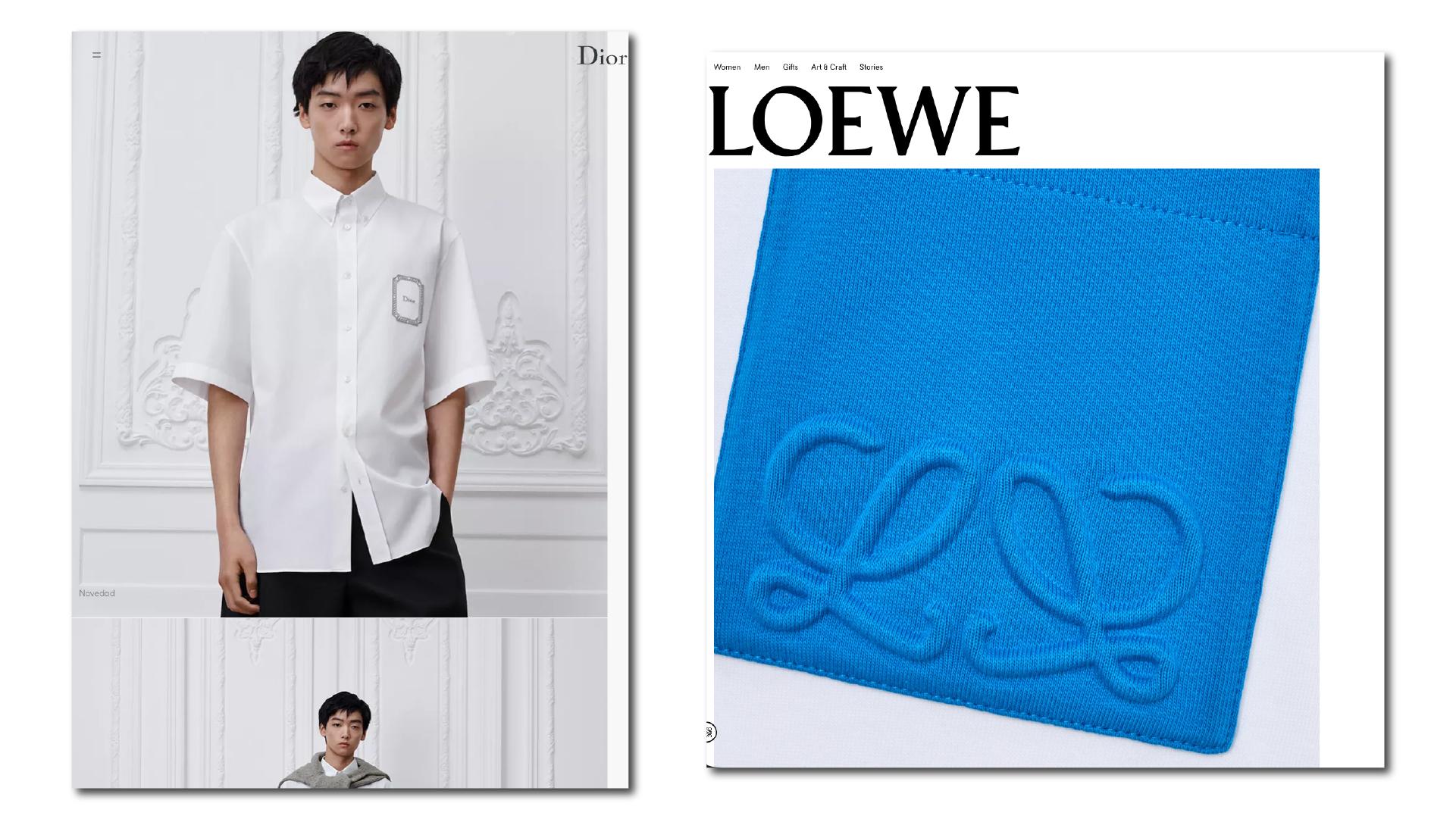 luxury brands product web cards