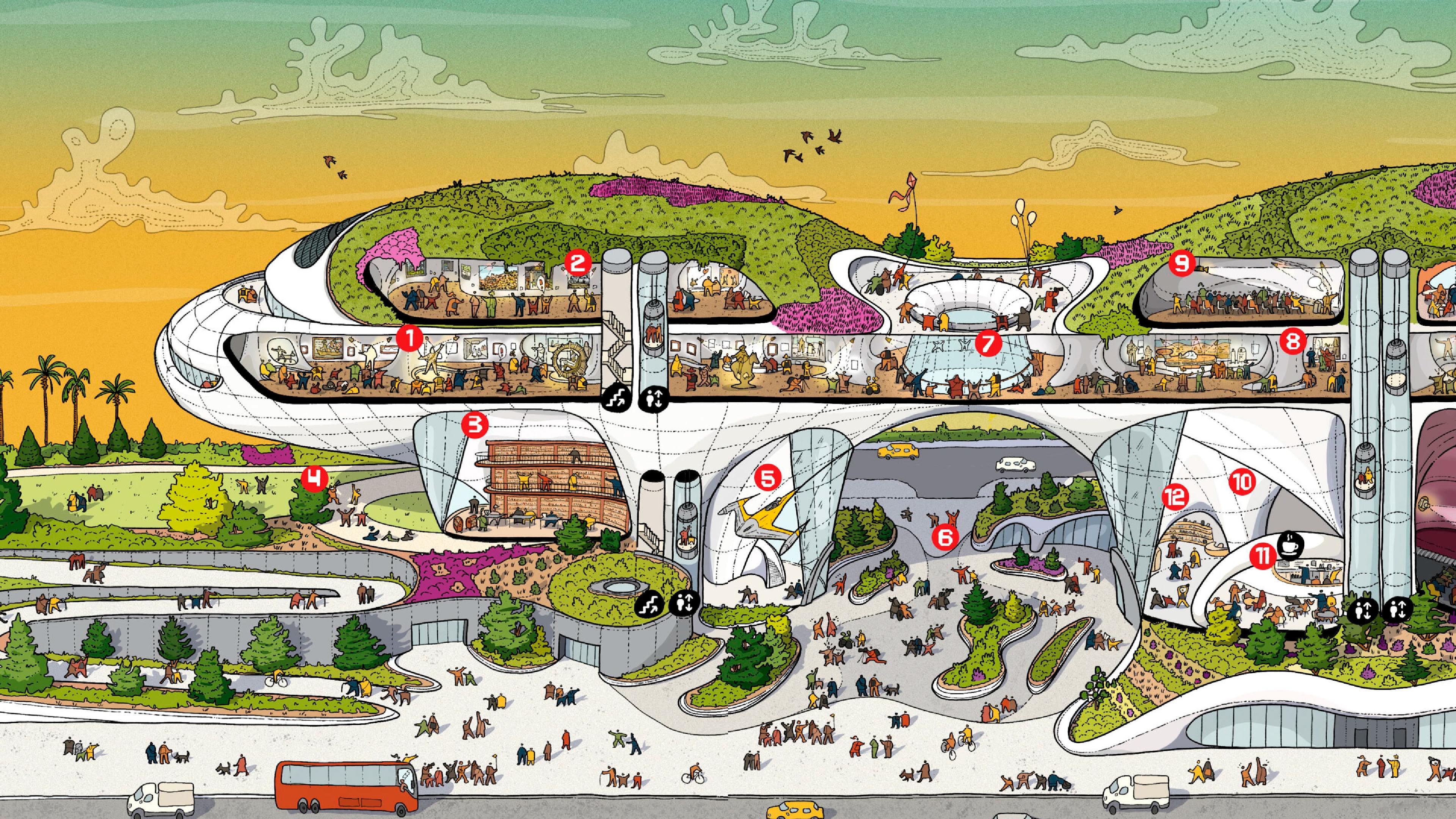 George Lucas new museum maps