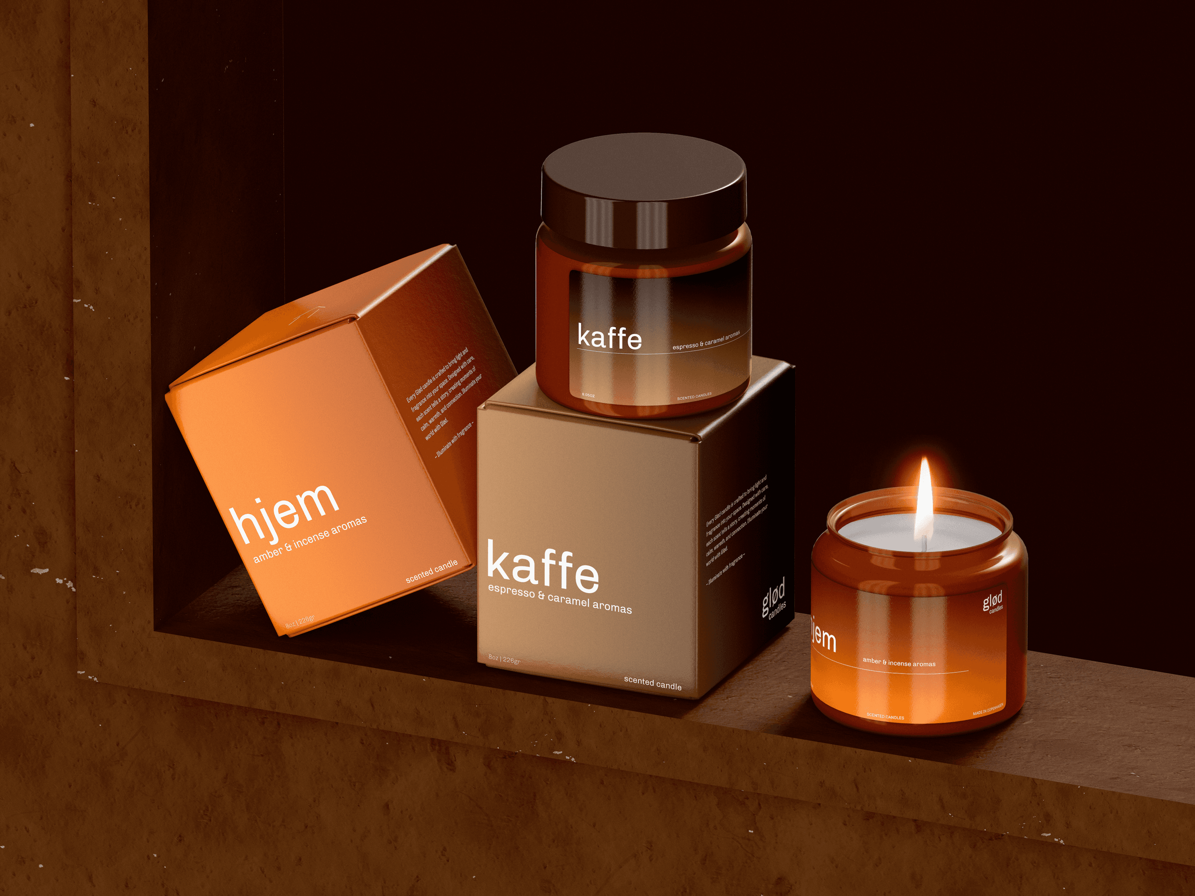 Glød Candles 2