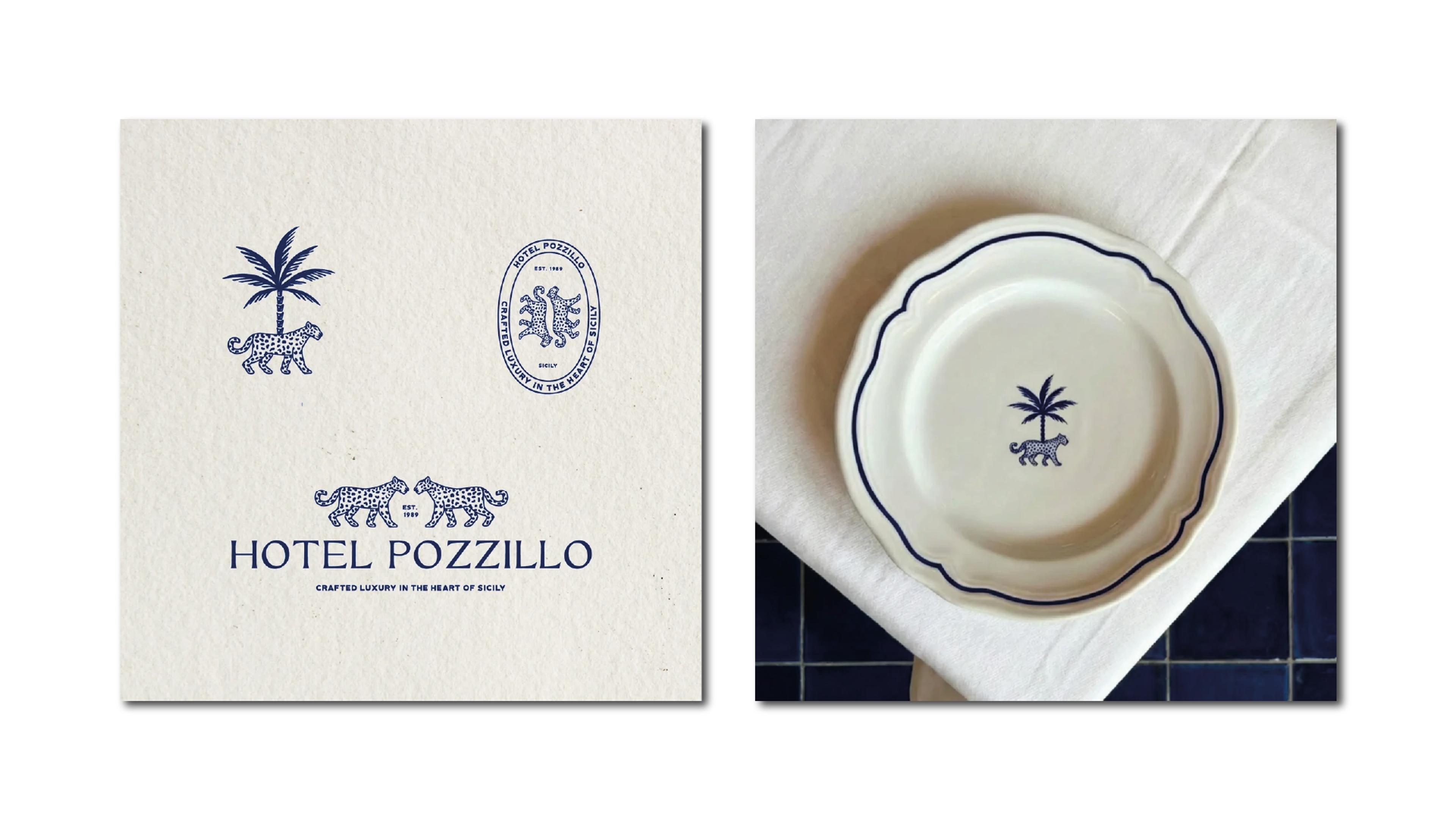hotel pozzillo branding assets