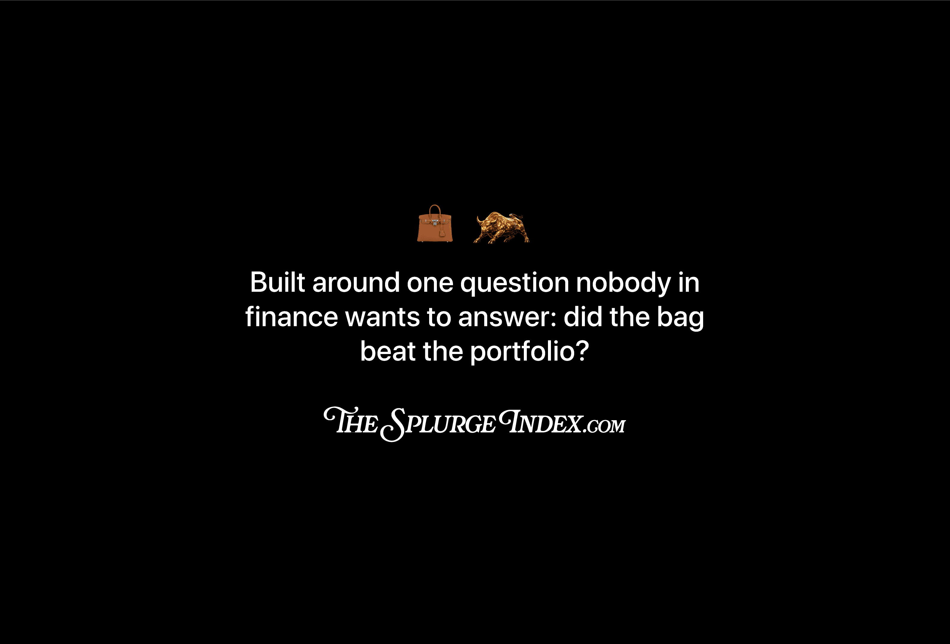 TheSplurgeIndex.com — The Splurge Index.com