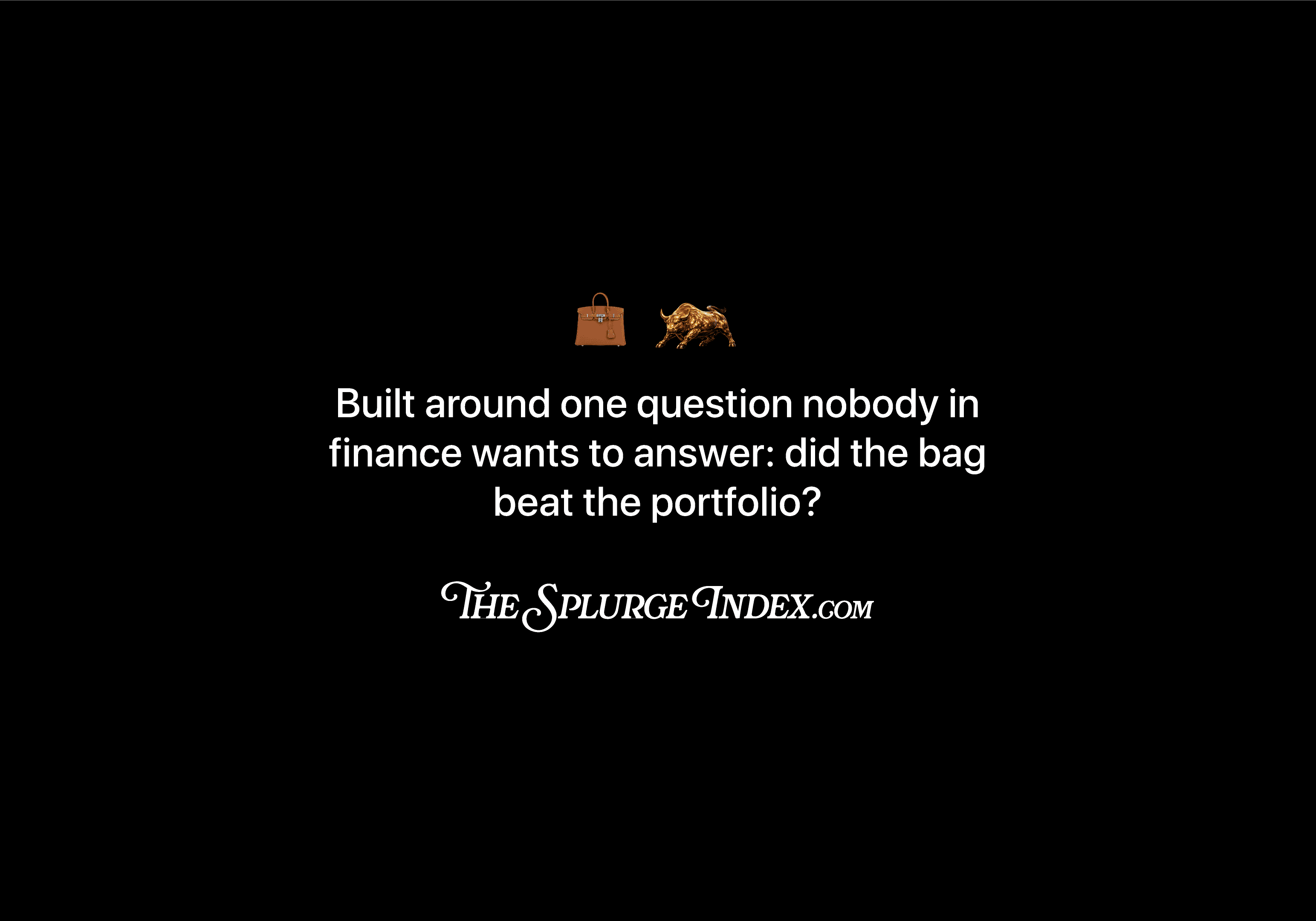 TheSplurgeIndex.com — The Splurge Index.com