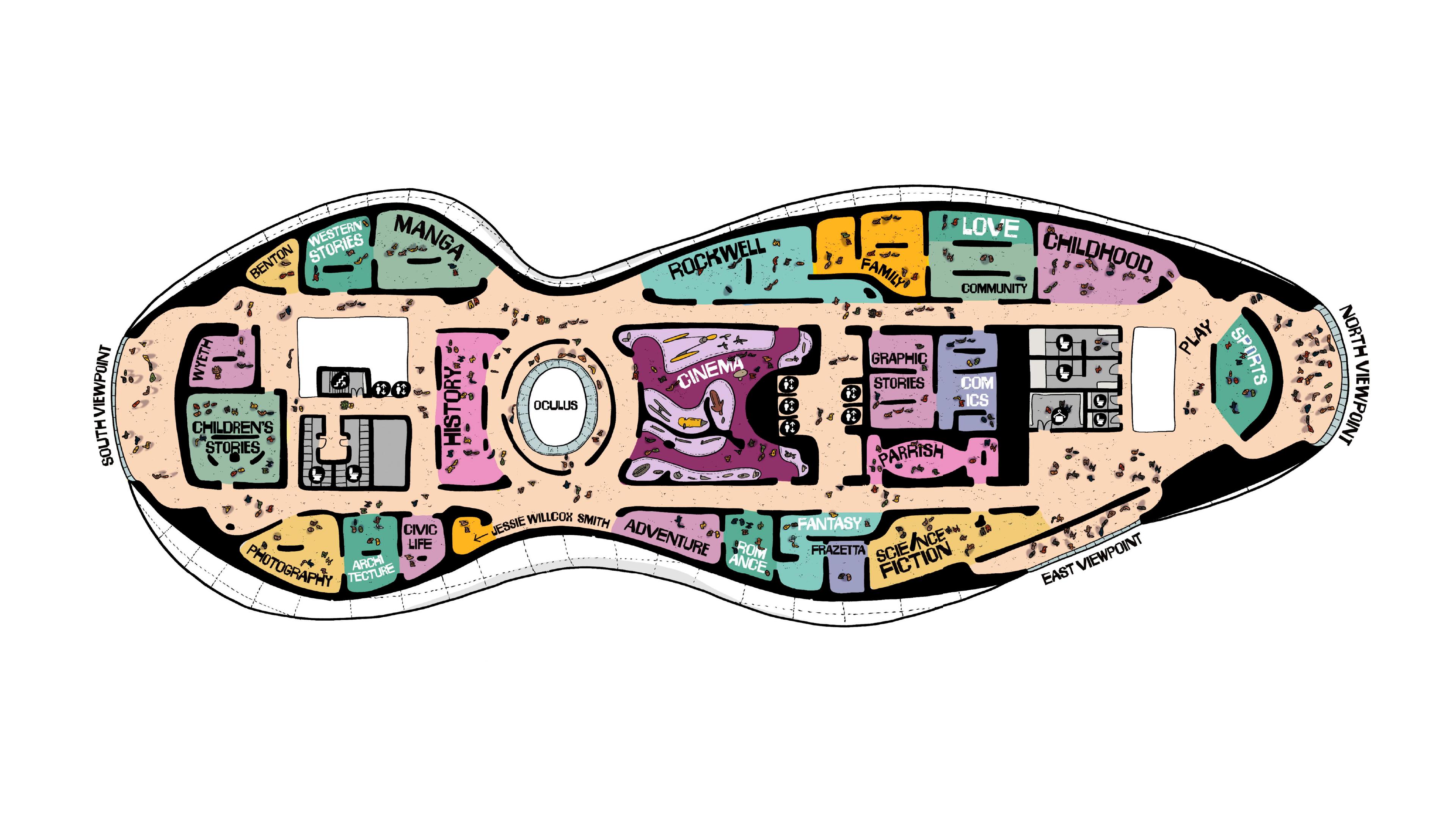 Museum of Narrative art map