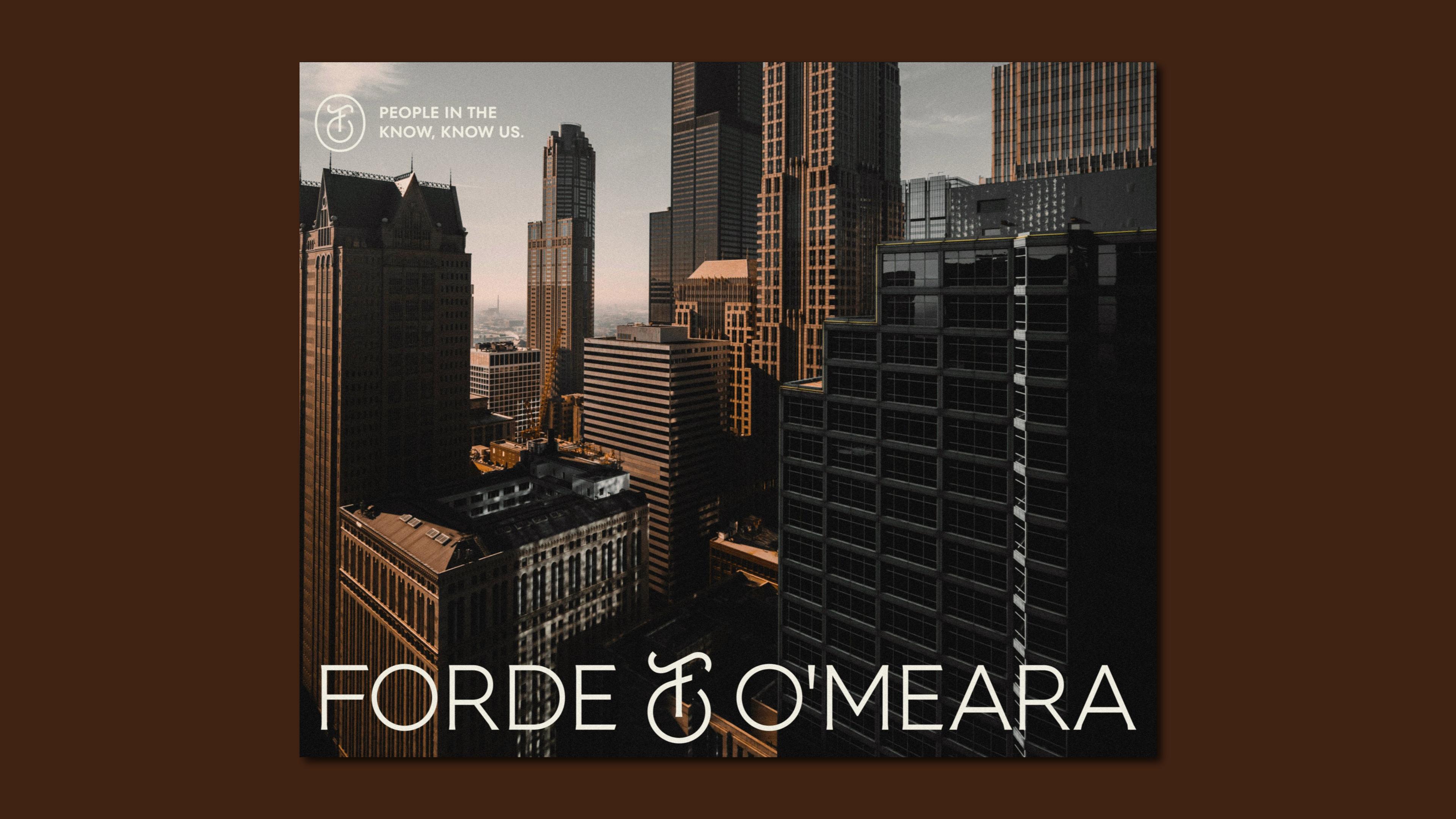 Law firm branding example