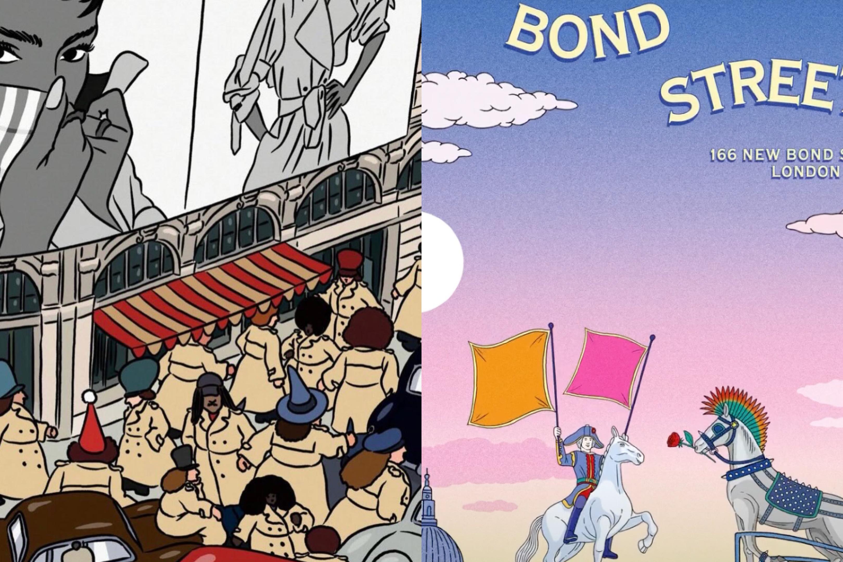 Hermès and Burberry Both Went Cartoon. They Couldn't Be More Different.