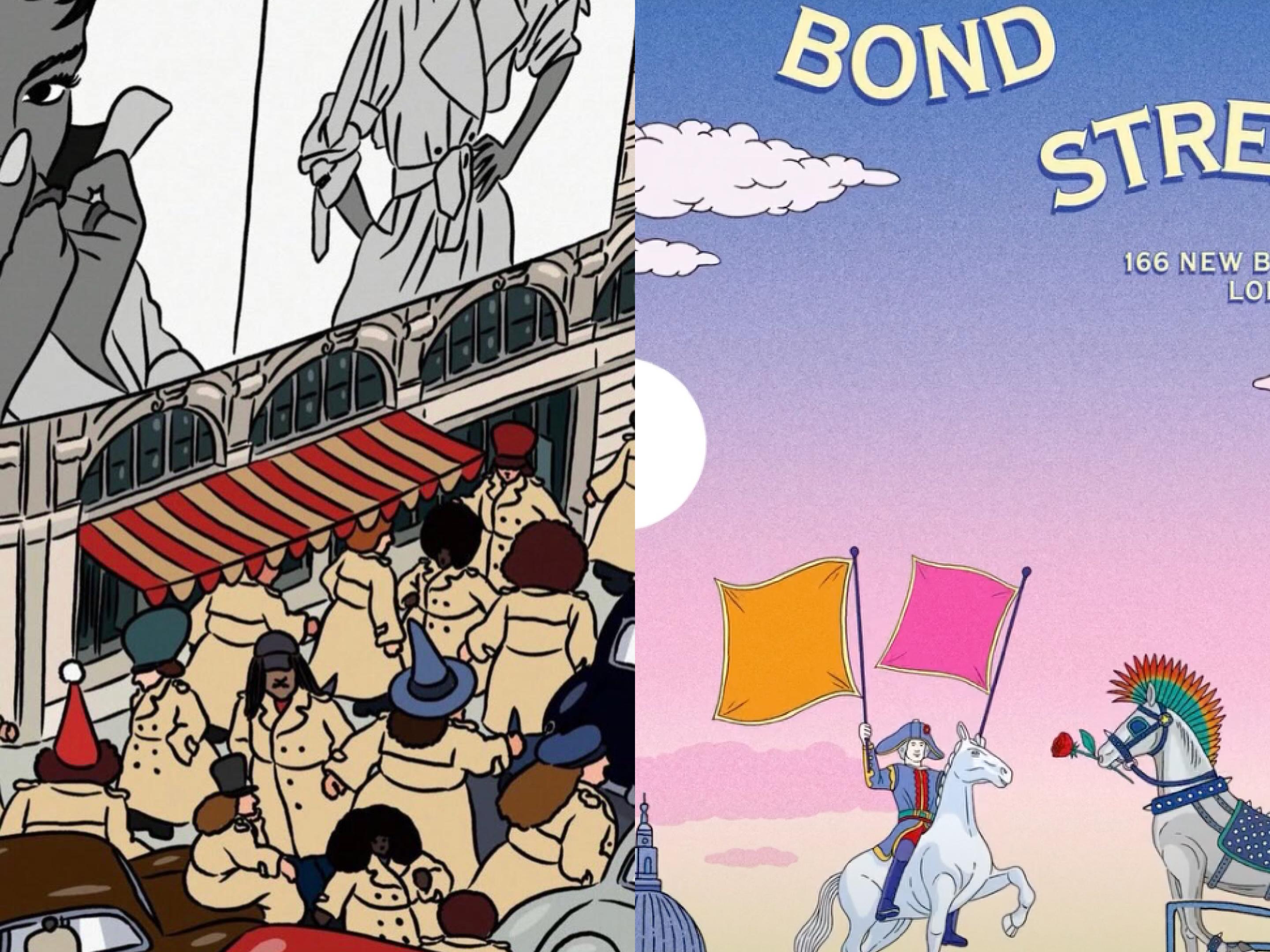 Hermès and Burberry Both Went Cartoon. They Couldn't Be More Different.