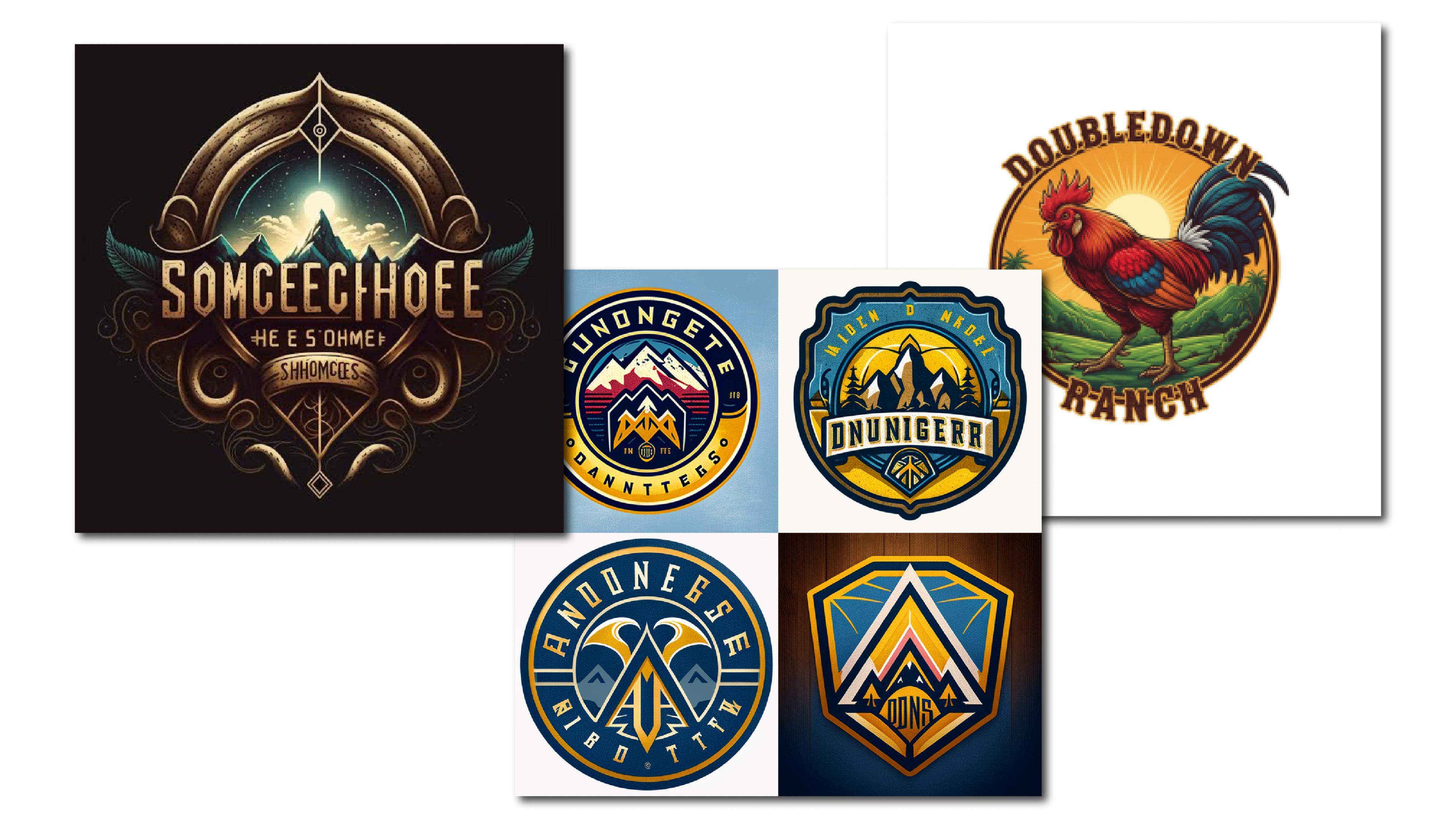generic logos made with ai 