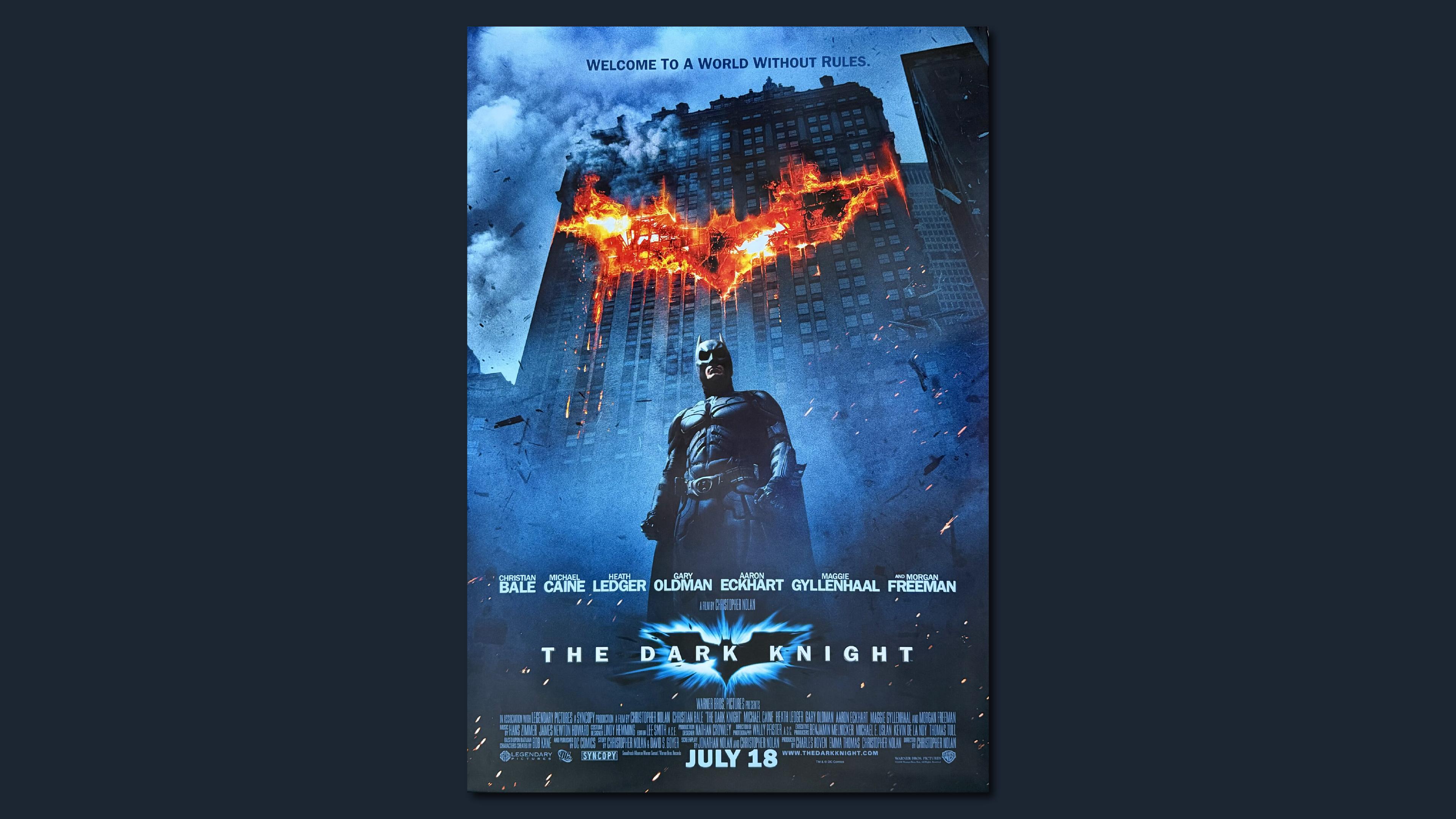 the dark knight movie poster