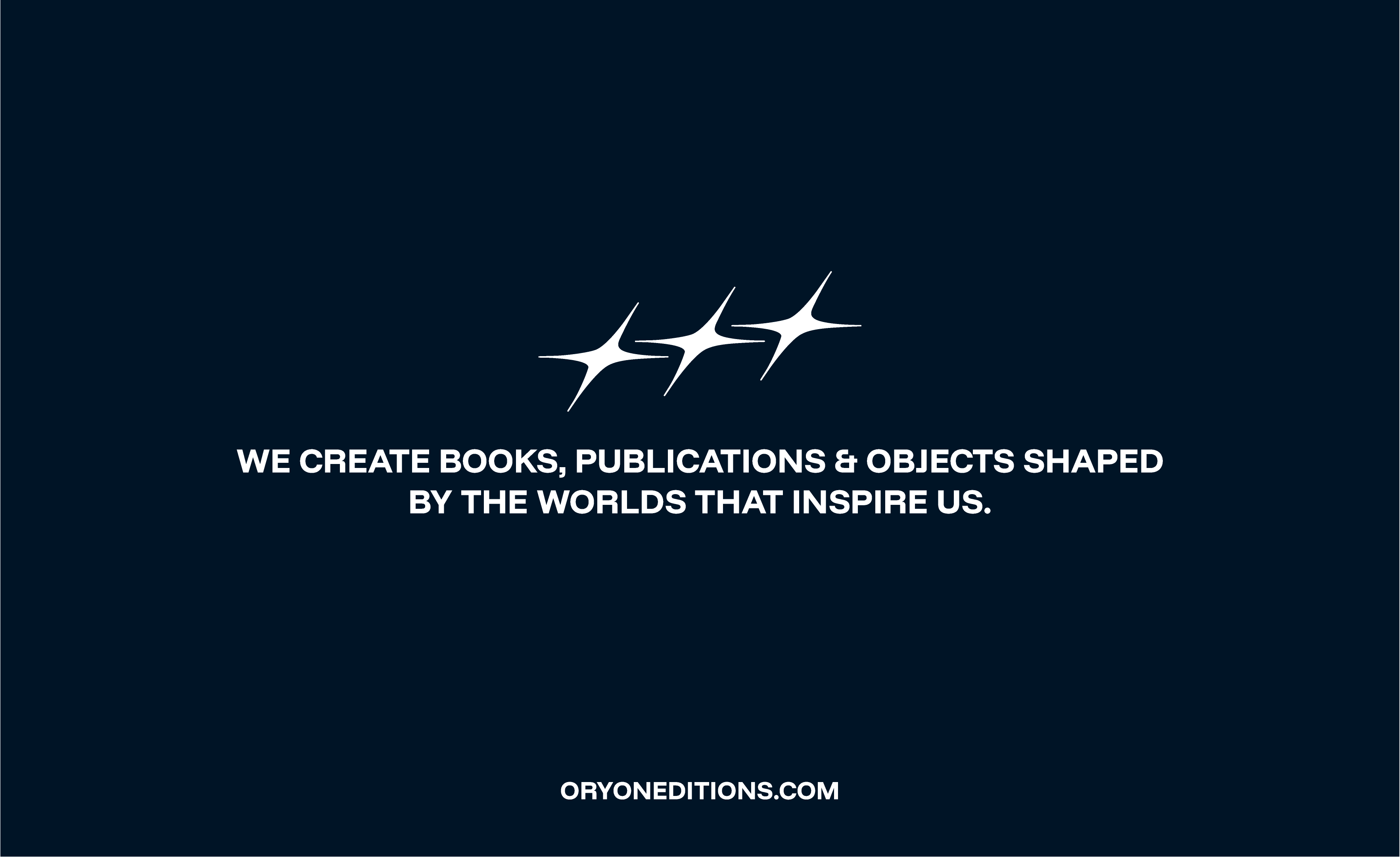 Oryon Editions — ORYON