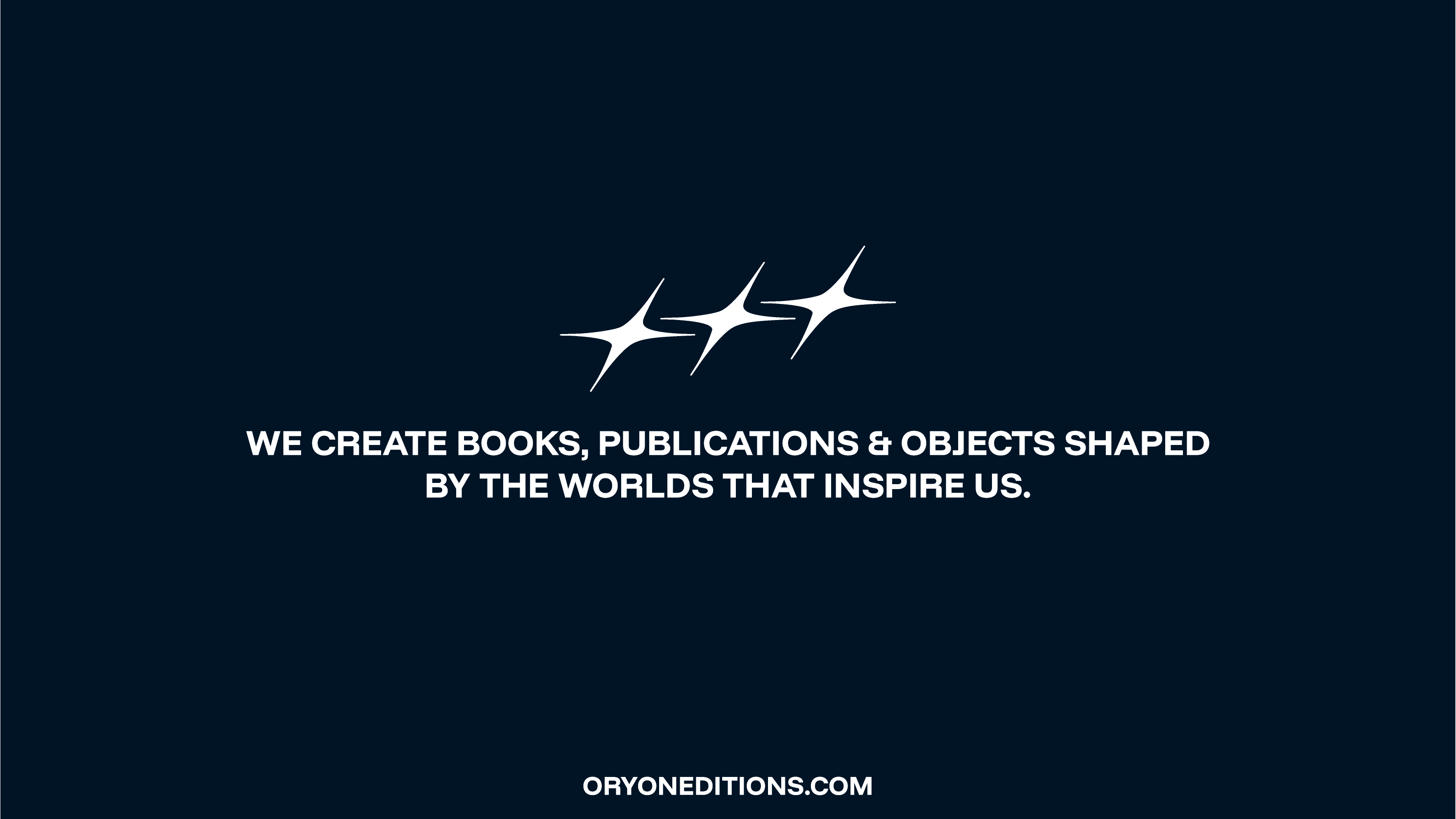Oryon Editions — ORYON
