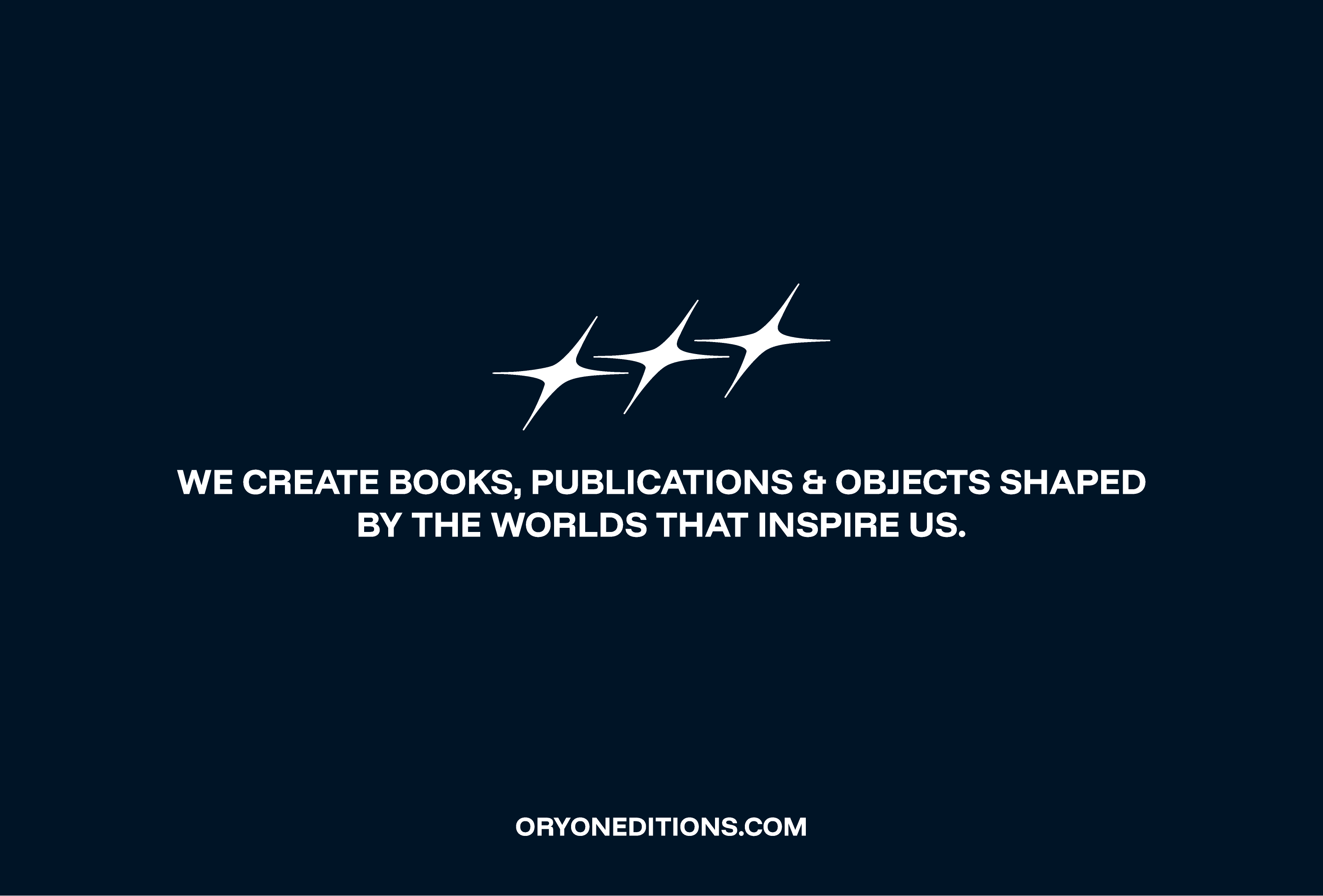 Oryon Editions — ORYON