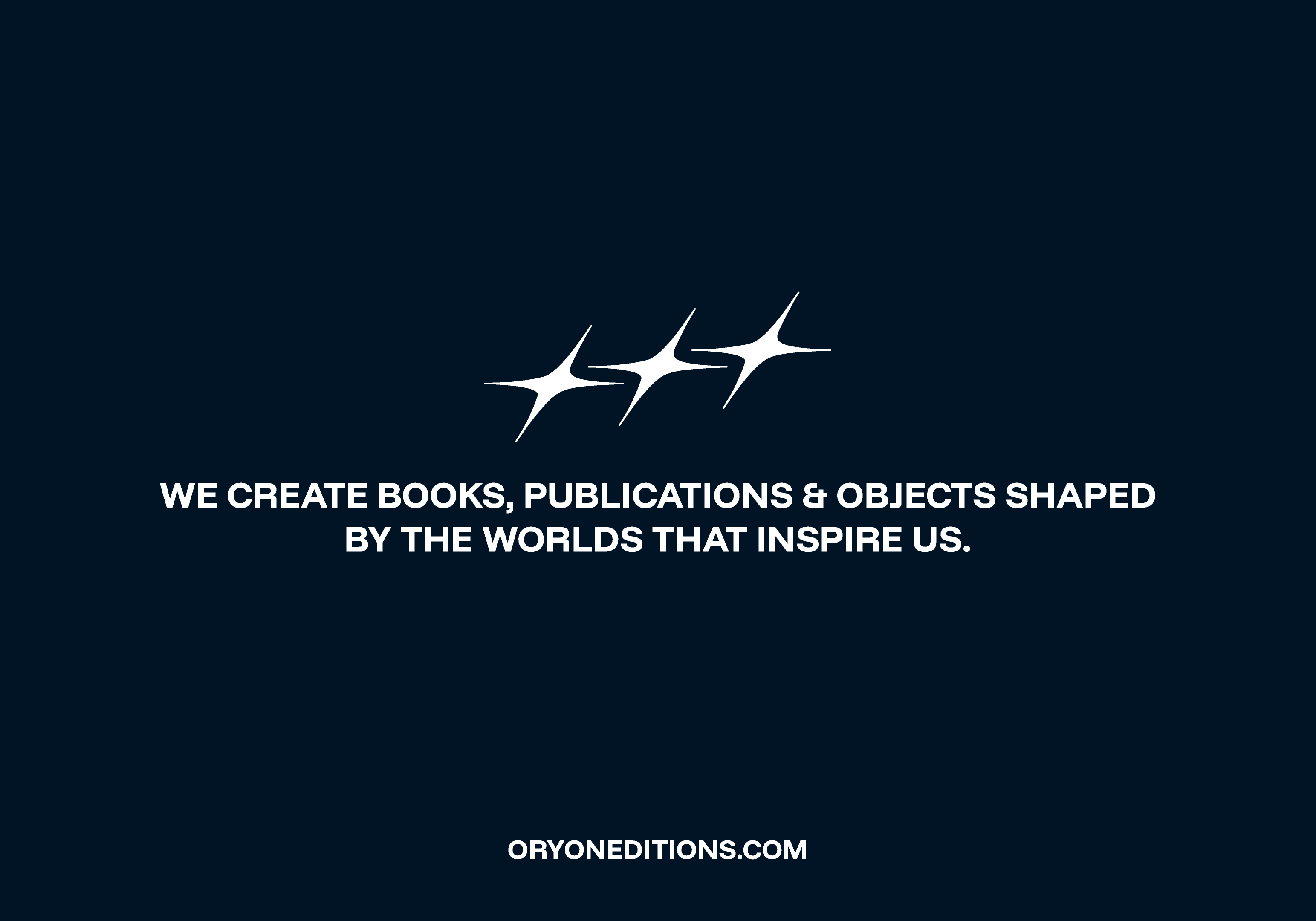 Oryon Editions — ORYON