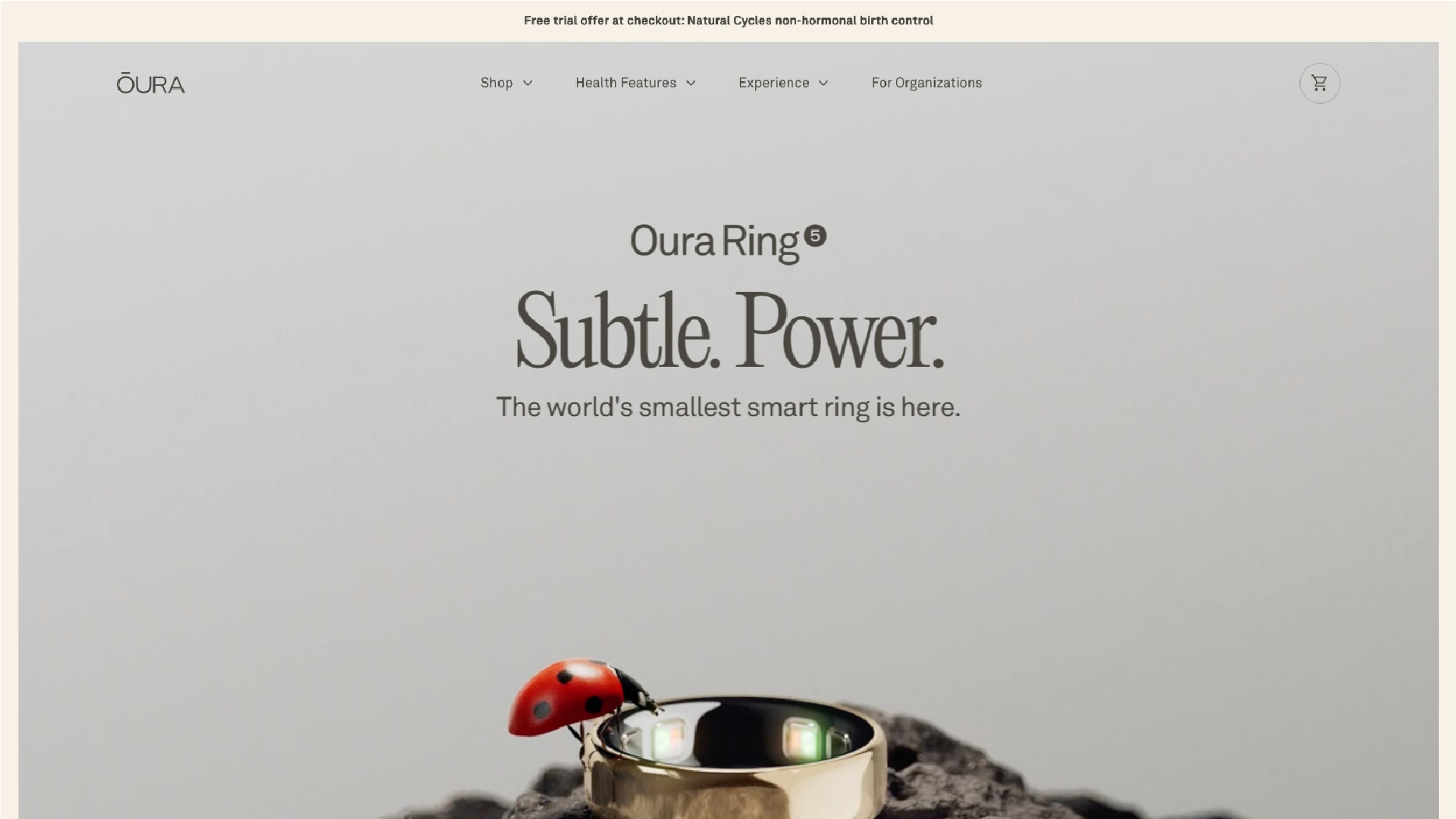 The Website Architecture Behind Selling Just One Product (Oura Edition)