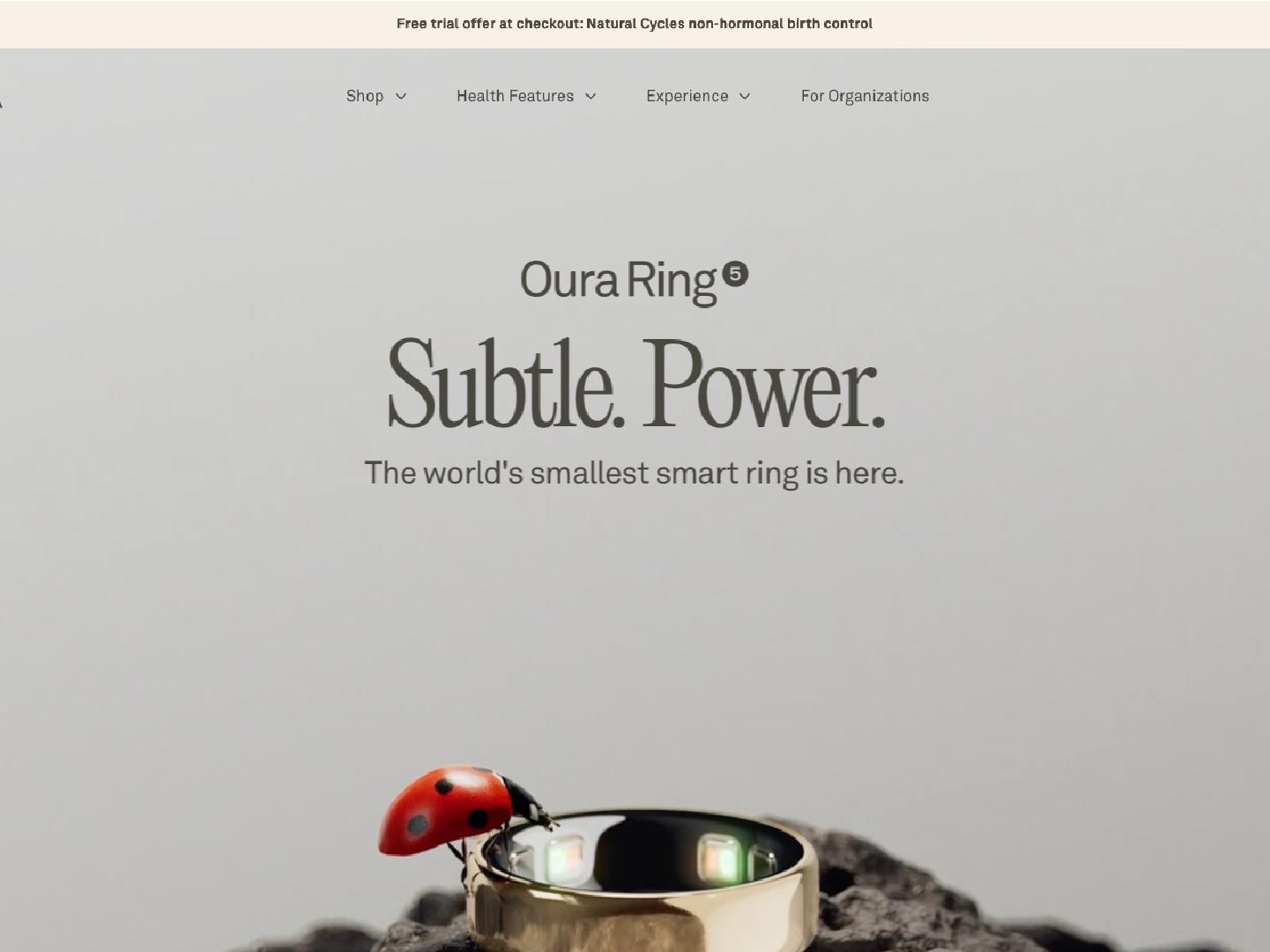 The Website Architecture Behind Selling Just One Product (Oura Edition)