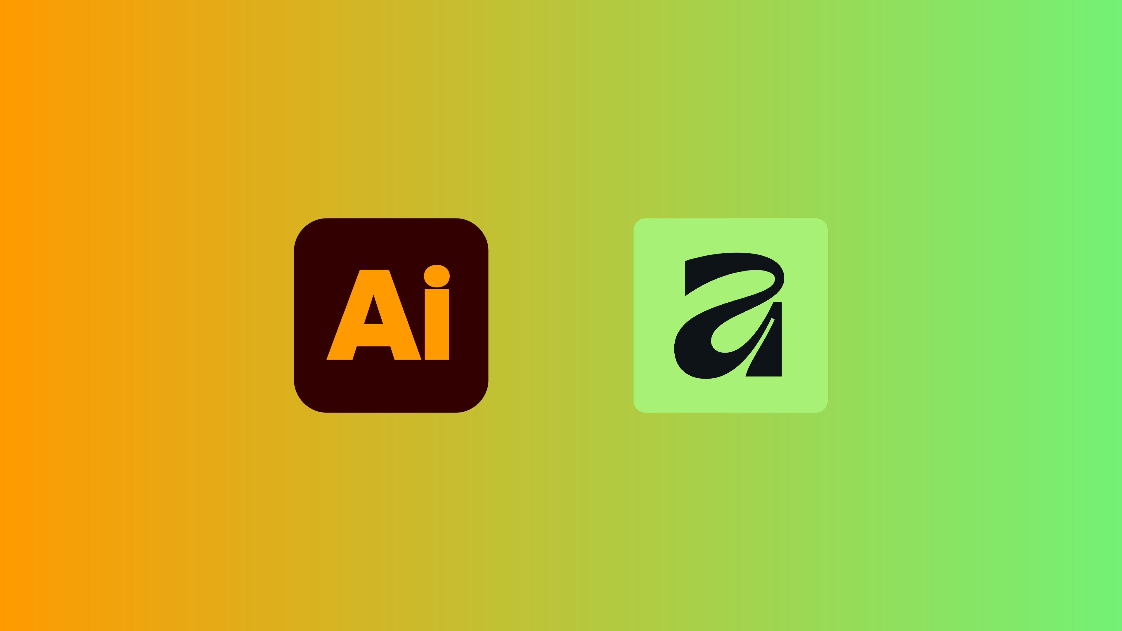 adobe illustrator logo and affinity designer logo