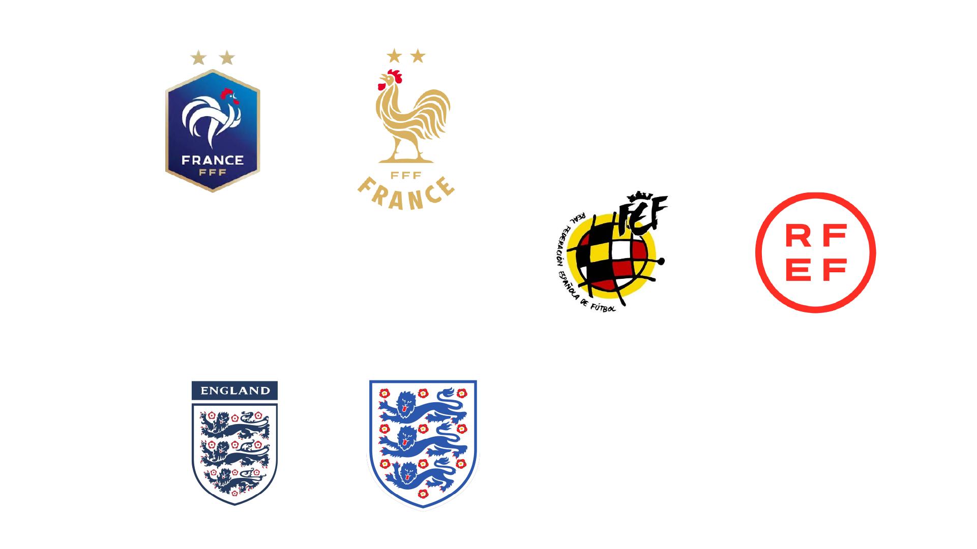 soccer emblems rebranded