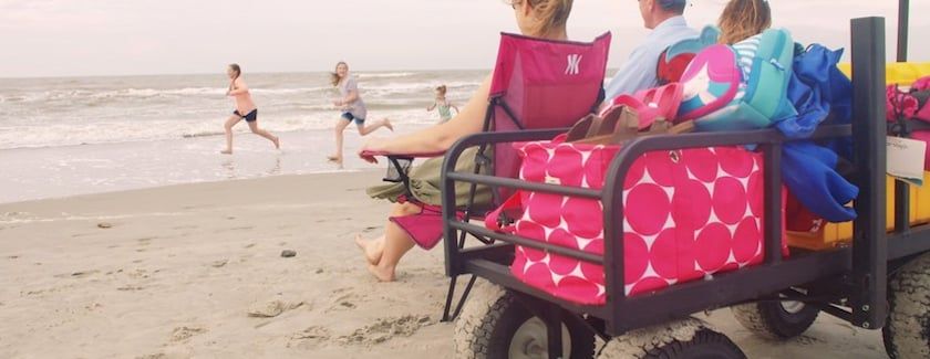 Hitch-N-Go Cart eases loading for beach, garden, and more